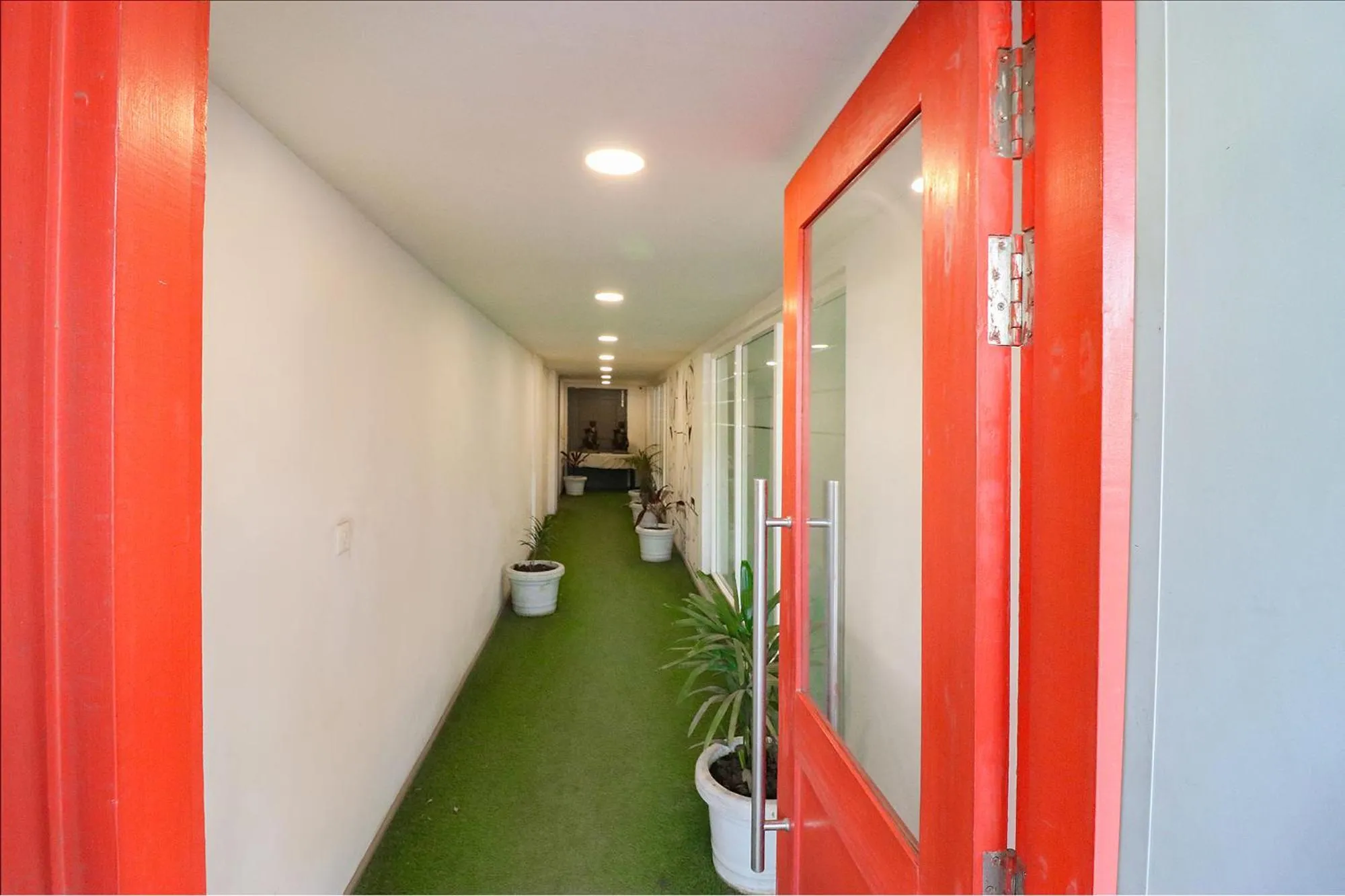 Lobby or reception in Via La Serene - Near Yamuna Sports Complex