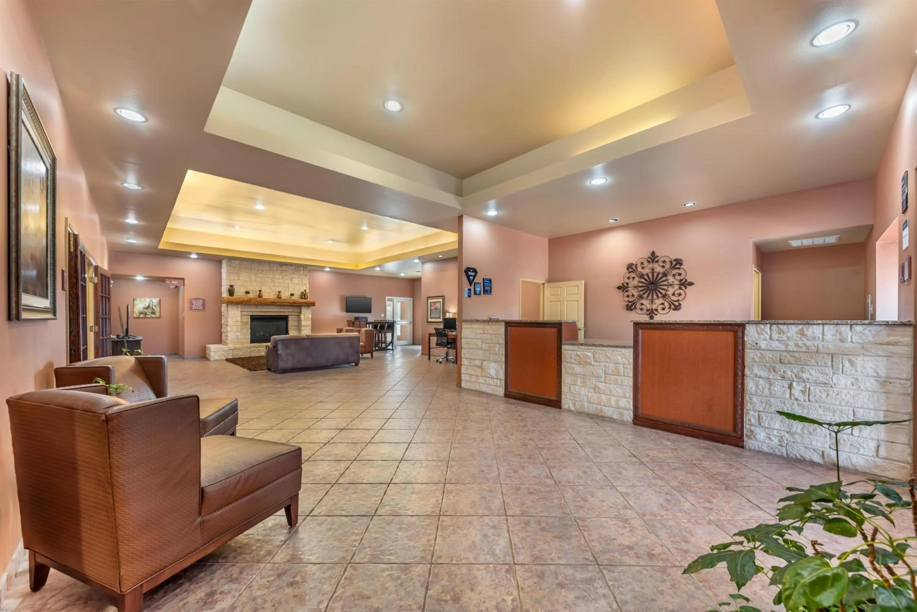 Lobby or reception in Best Western Dos Rios