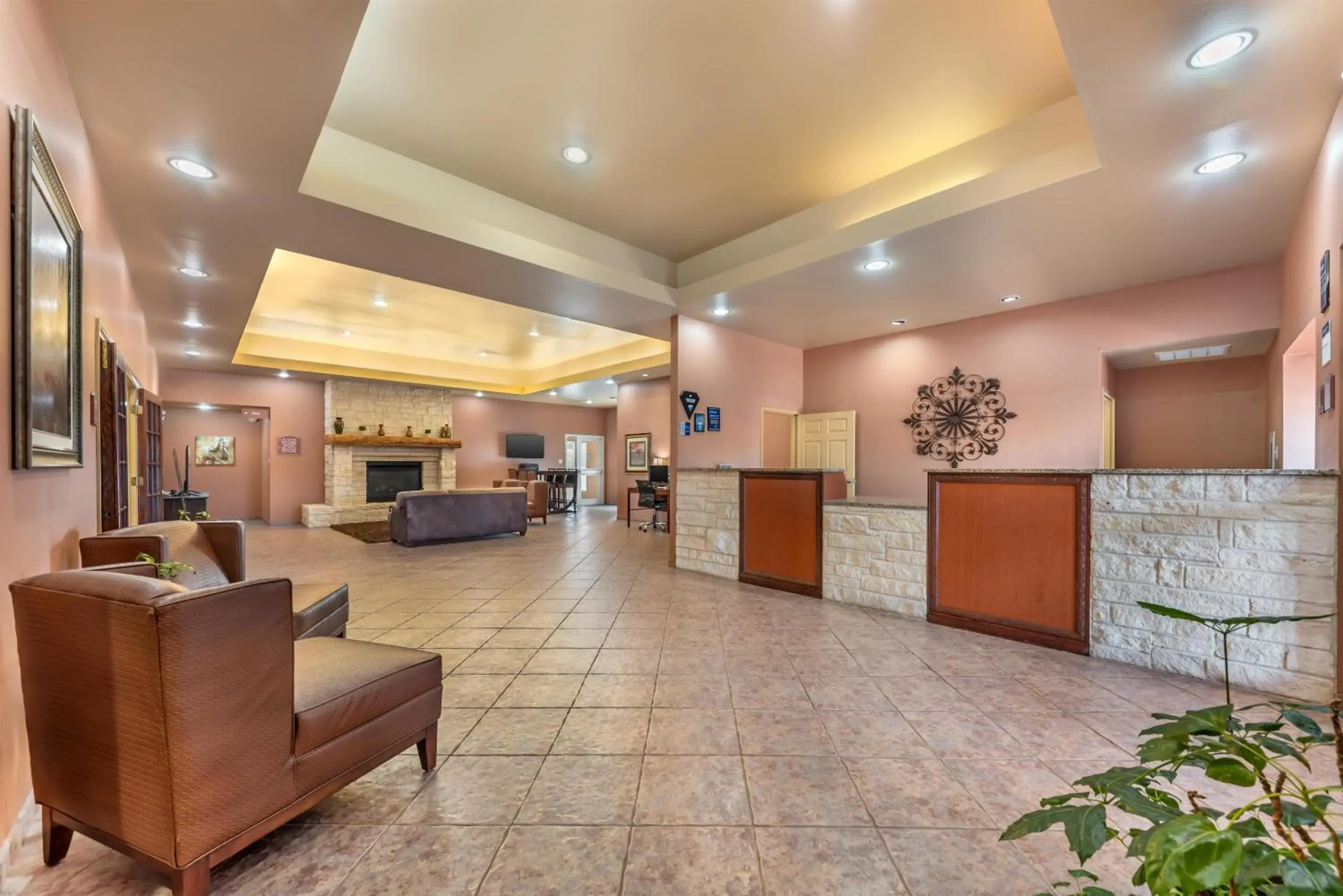 Lobby or reception in Best Western Dos Rios Lobby or reception in Best Western Dos Rios