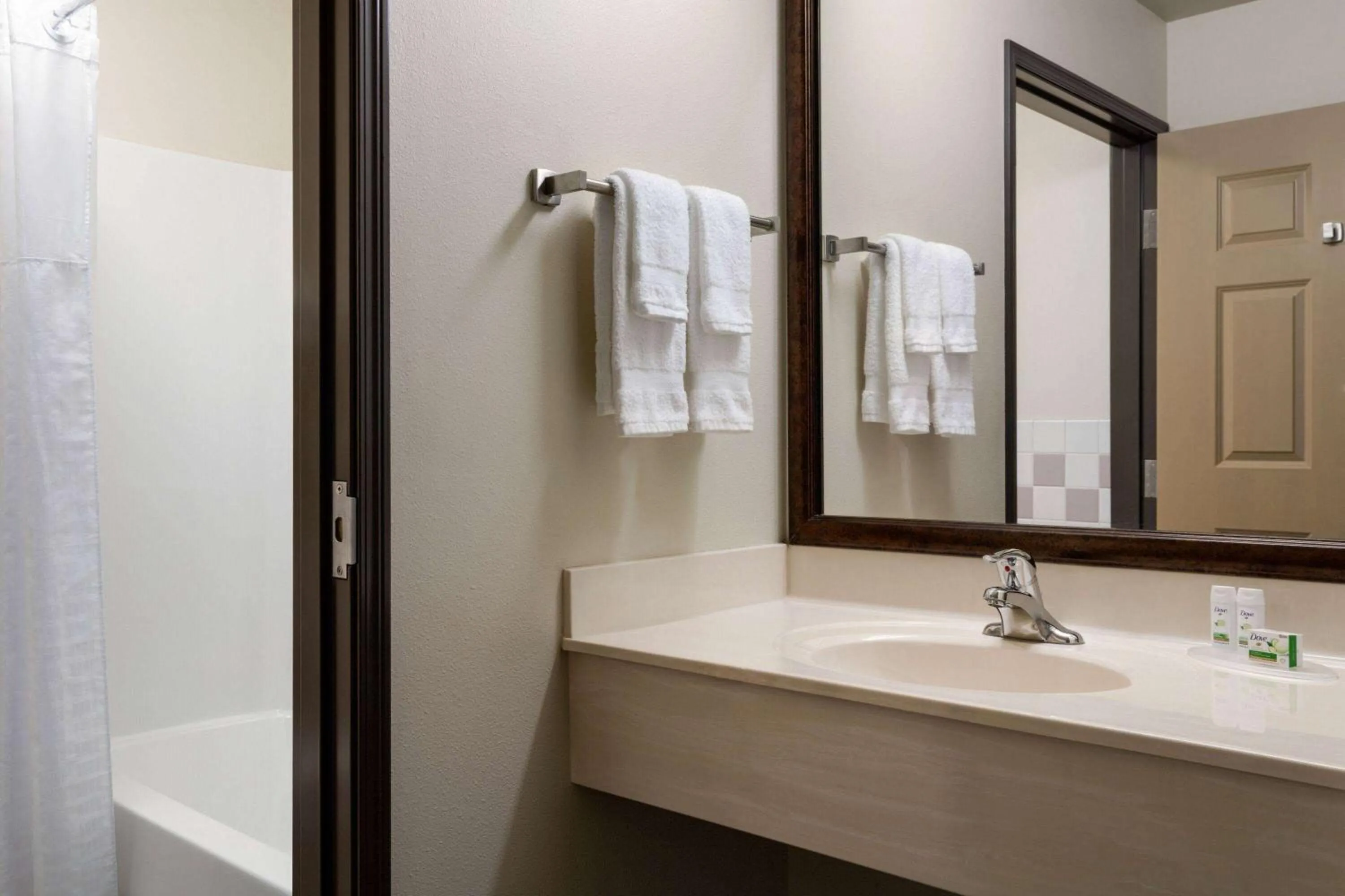 Bathroom in AmericInn by Wyndham Havre