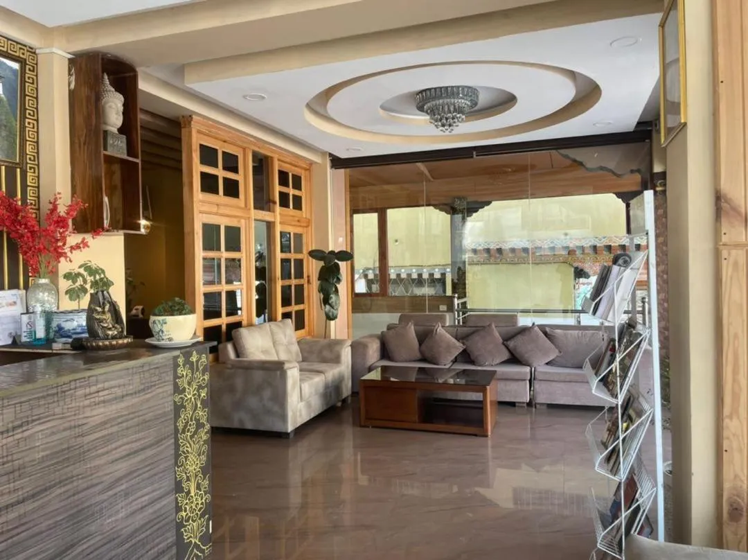 Lobby or reception in Nirvana Inn