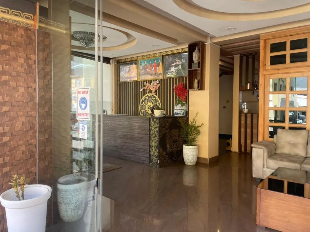 Lobby or reception in Nirvana Inn