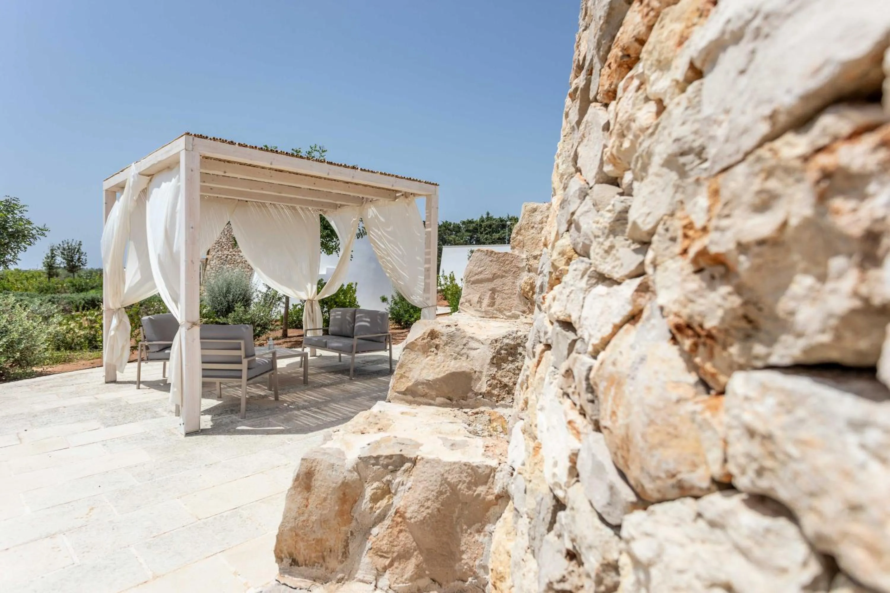 Patio in Palummare - Agri Hotel Relais