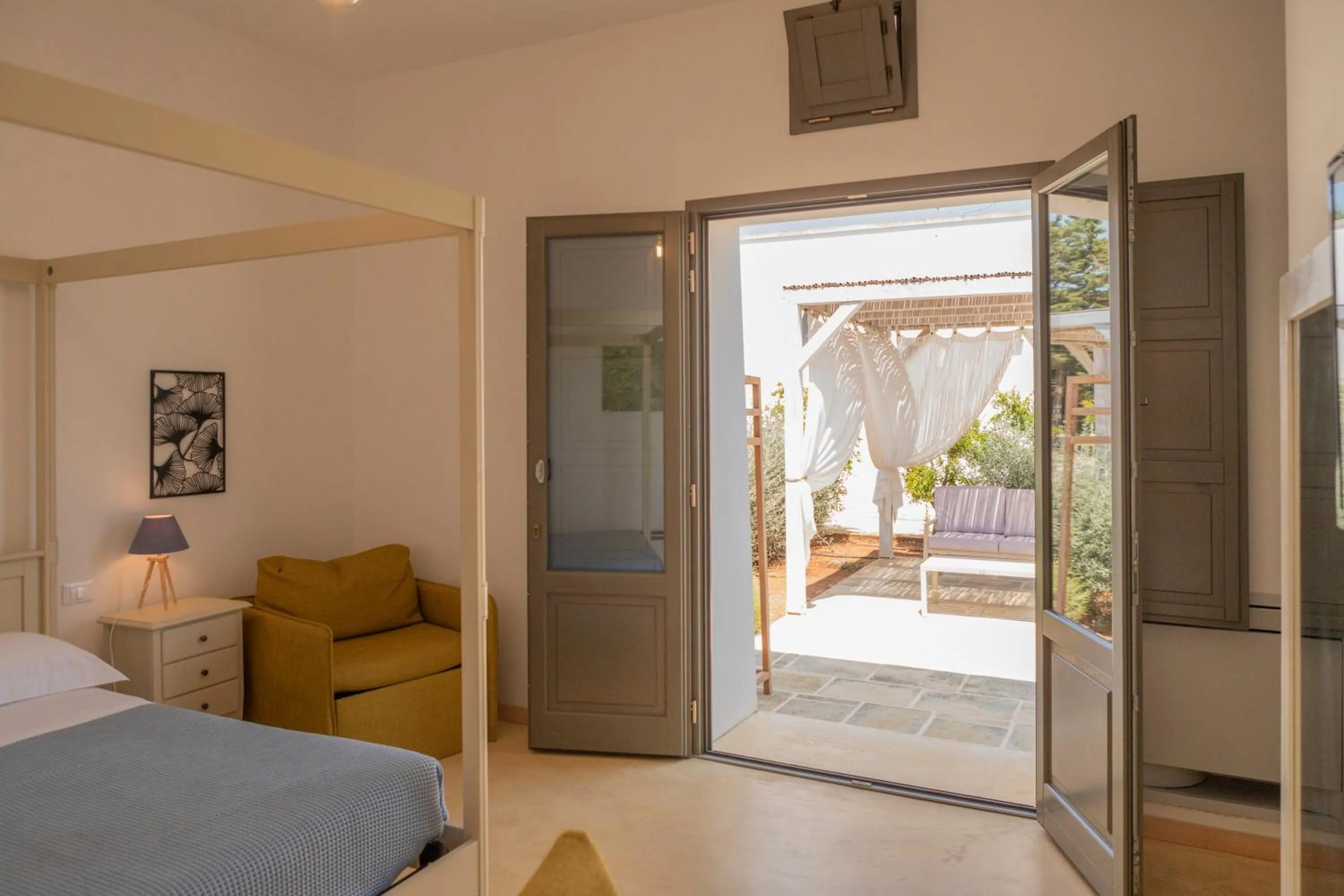 View (from property/room), Bed in Palummare - Agri Hotel Relais