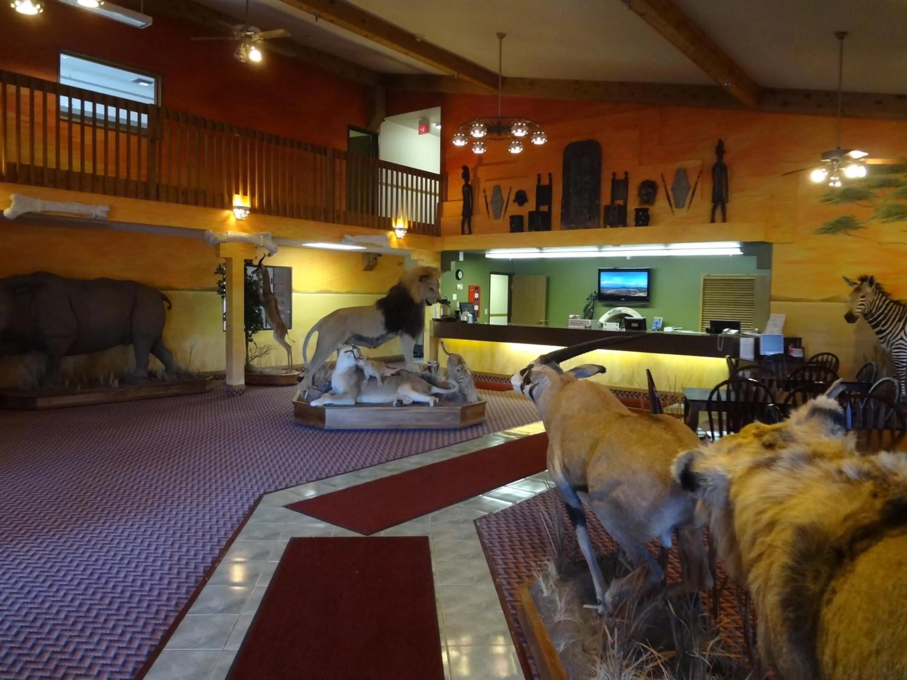 Lobby or reception in Kings Inn Cody