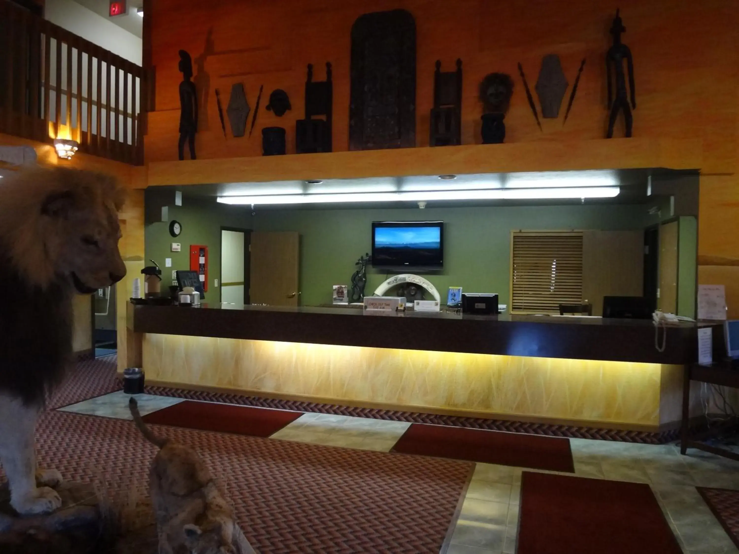 Lobby or reception in Kings Inn Cody Lobby or reception in Kings Inn Cody