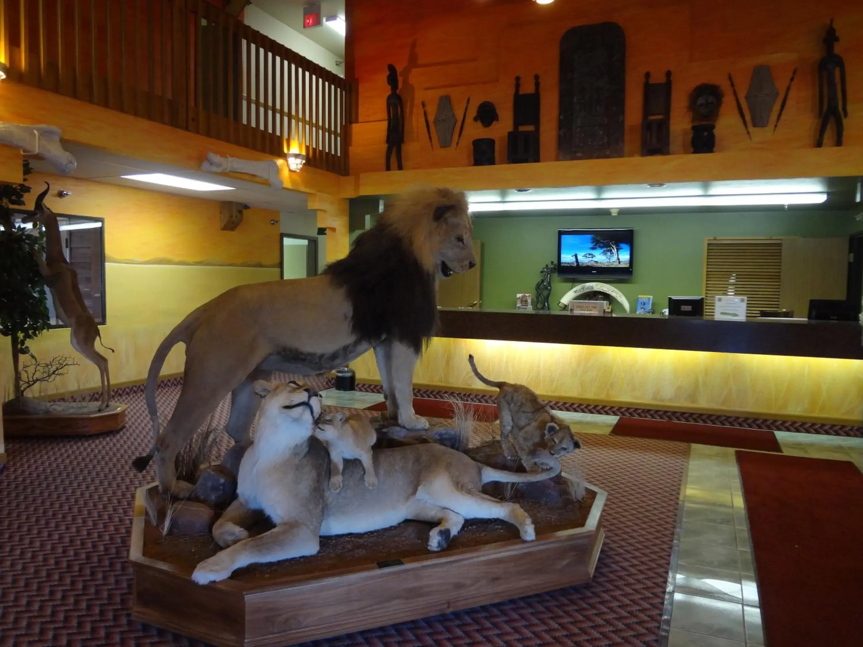 Lobby or reception in Kings Inn Cody Lobby or reception in Kings Inn Cody