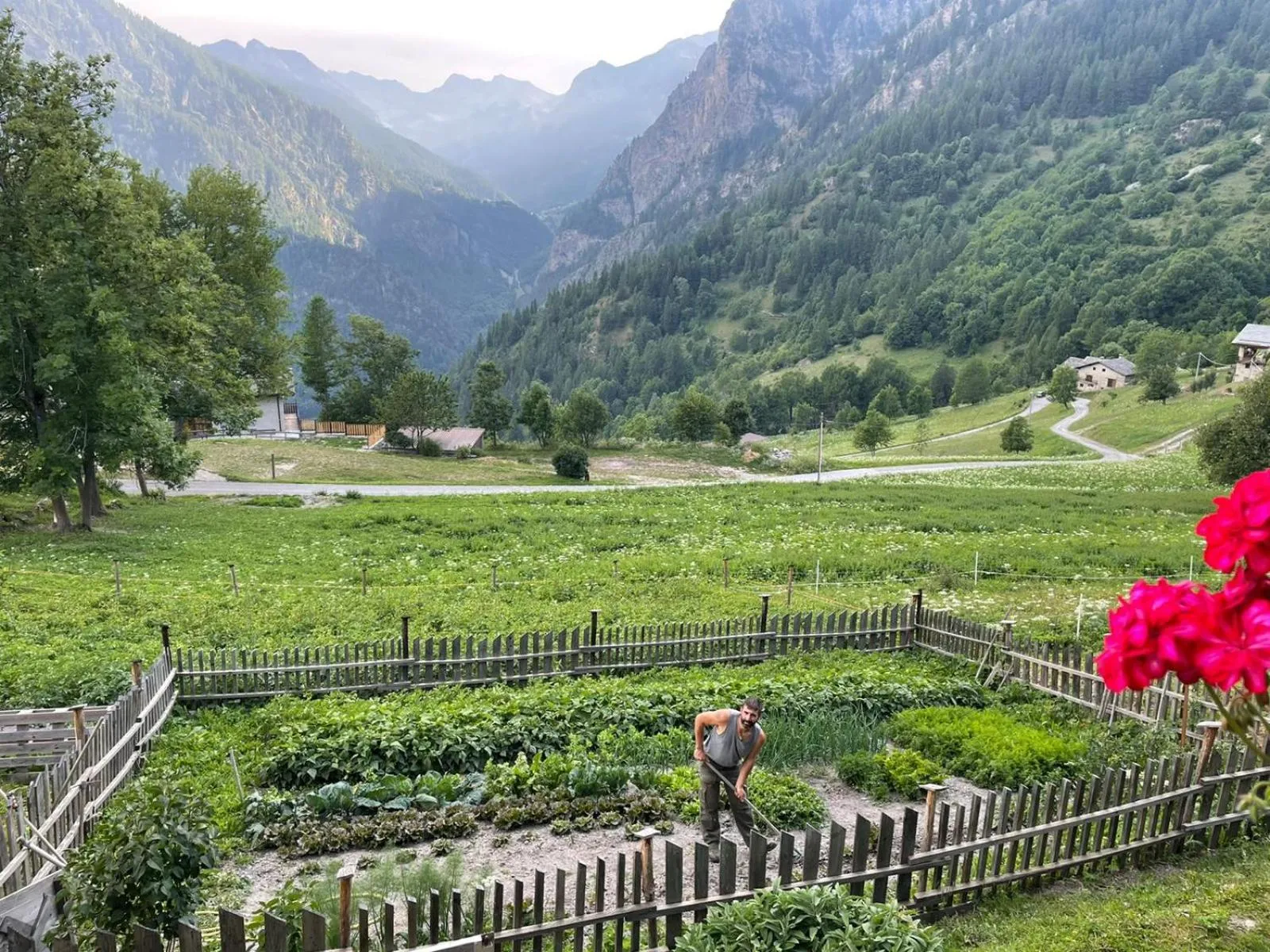 Mountain view in Agri-b&b Lou Col