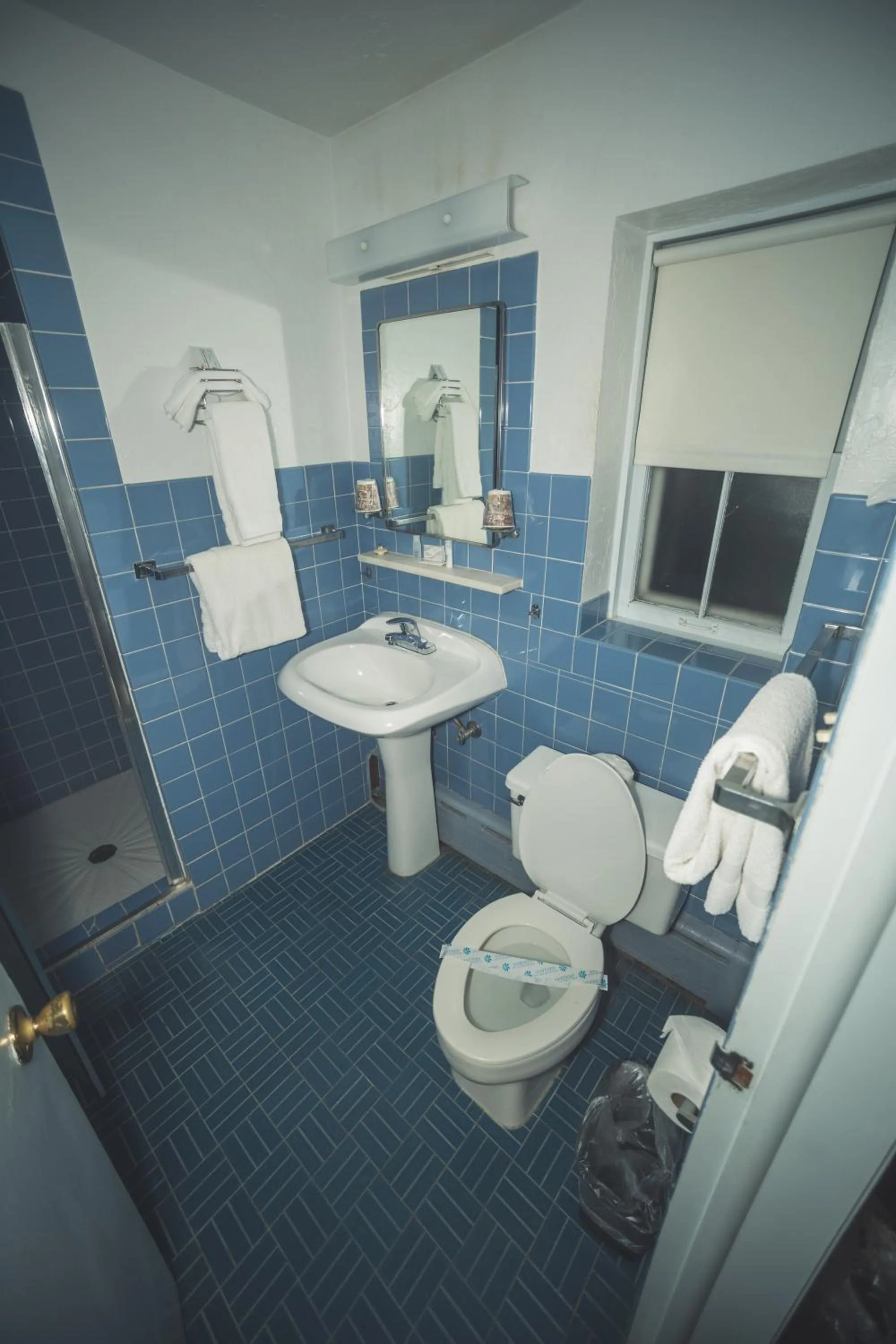 Bathroom in The Chalet Motel