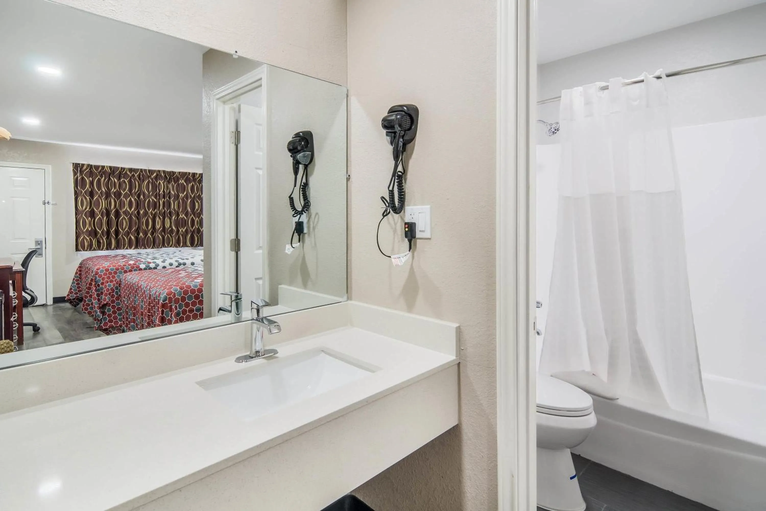Bathroom in Super 8 by Wyndham Waco North I-35