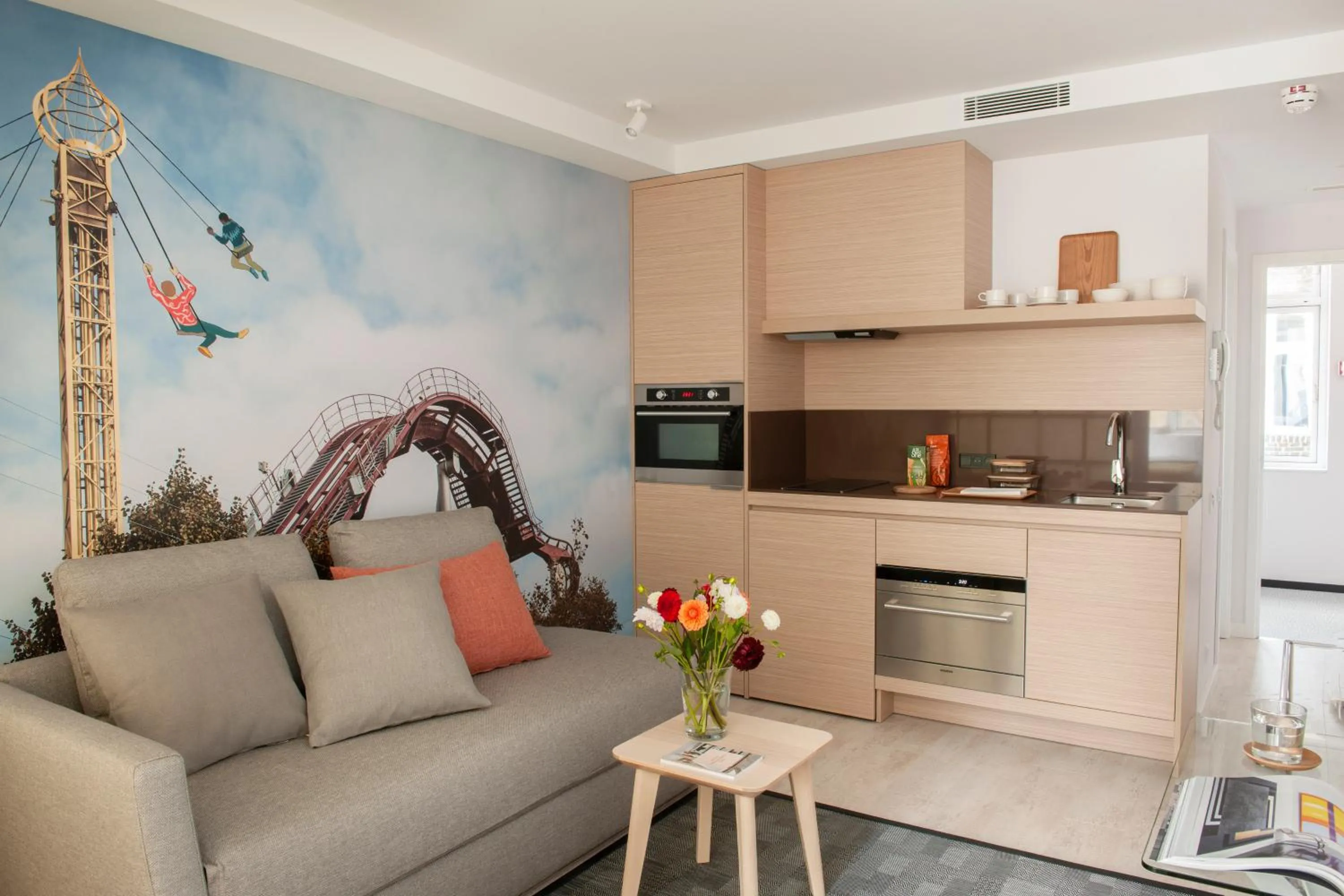 Kitchen or kitchenette in Eric Vökel Boutique Apartments - Copenhagen Suites