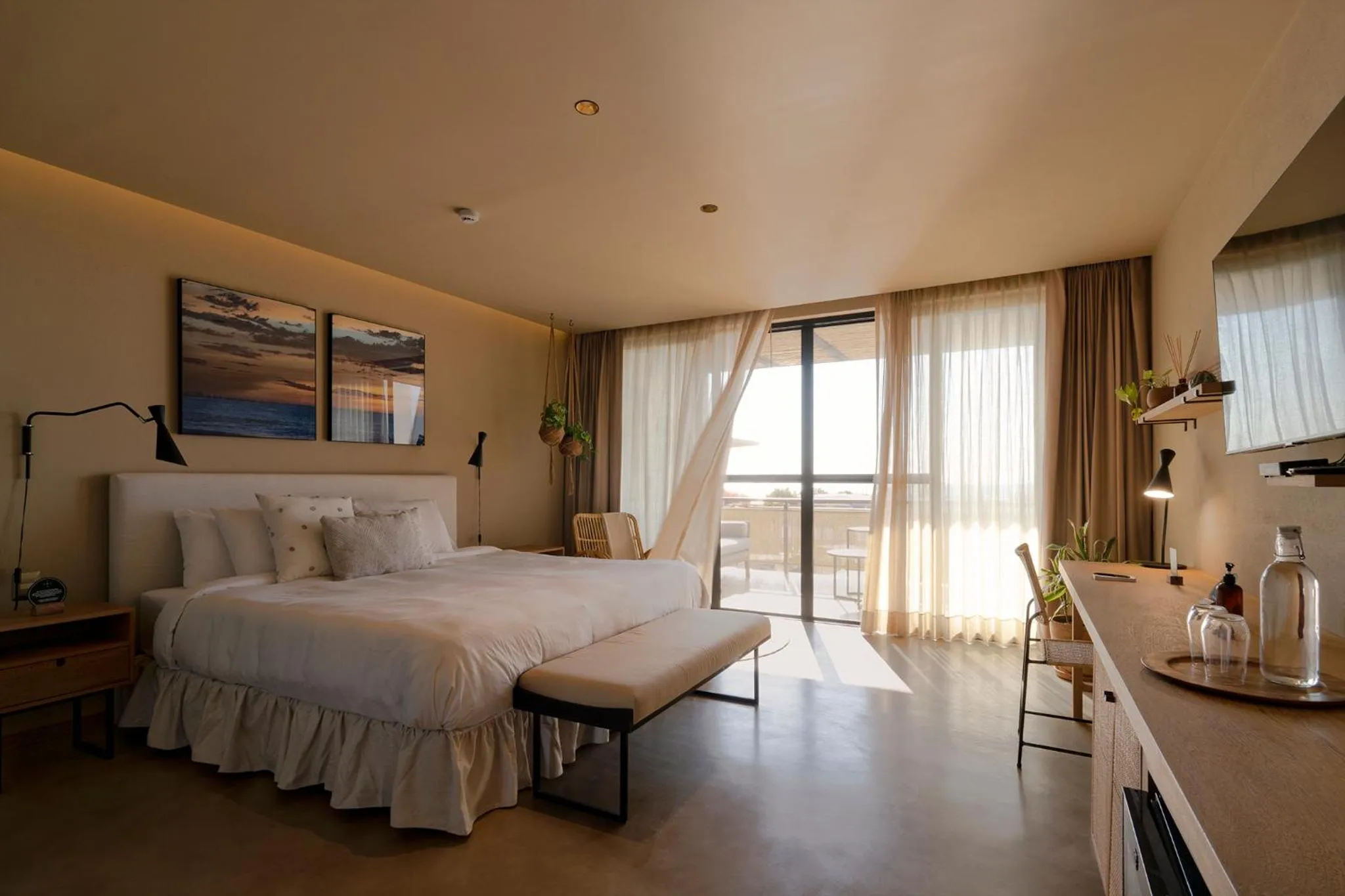 Bed in Norte Suites Boutique