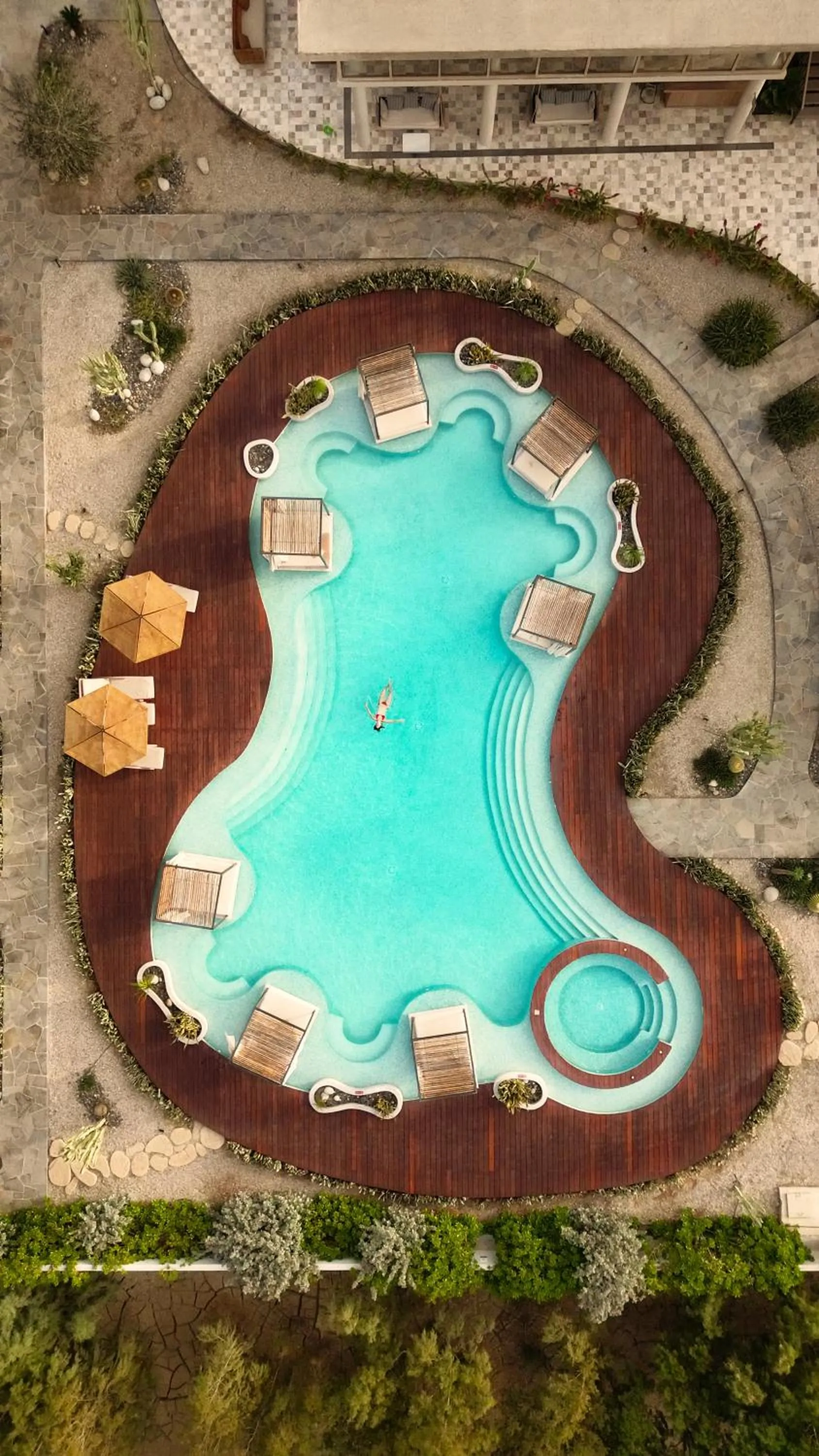 Pool view in Norte Suites Boutique