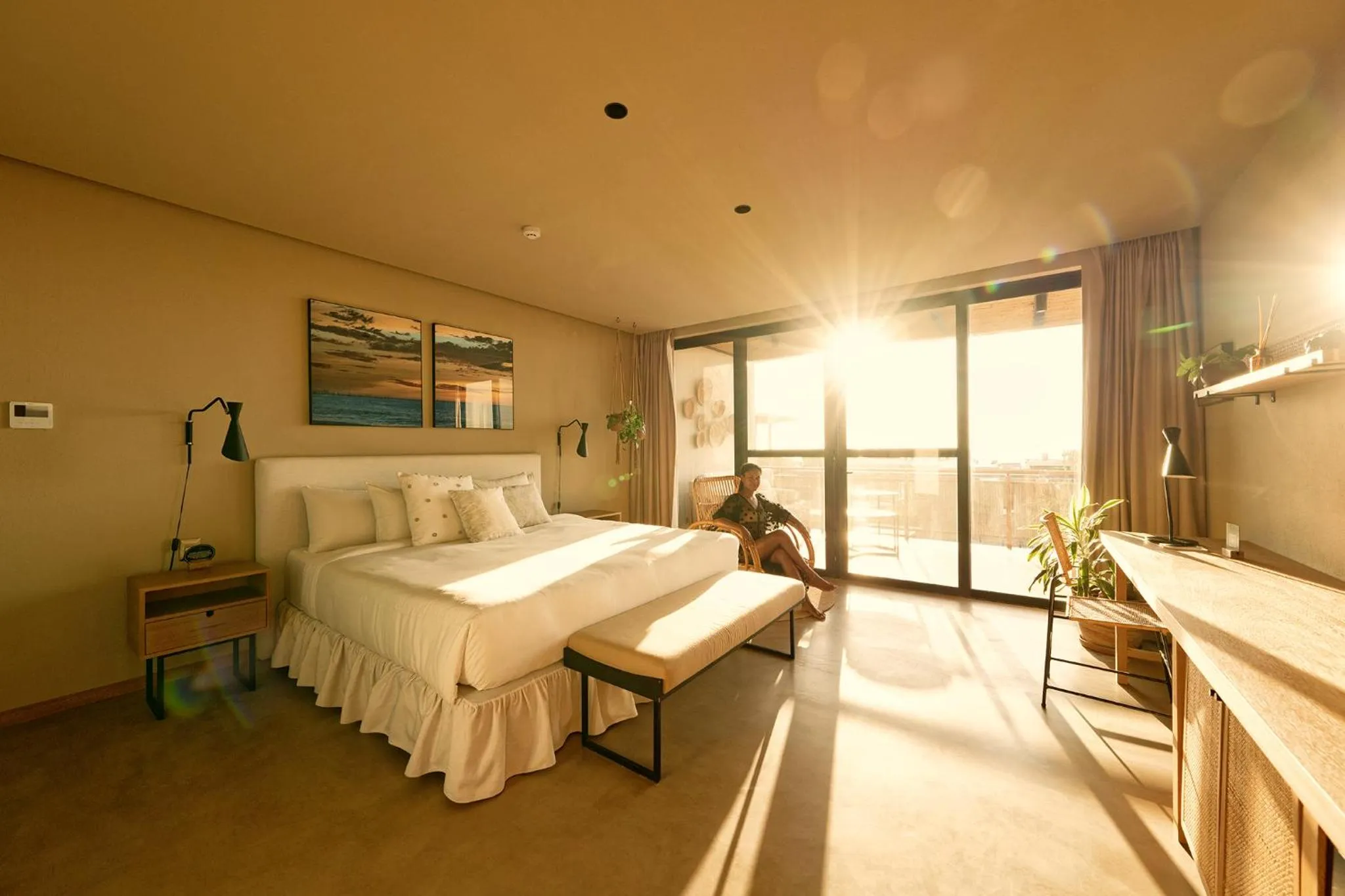 Bed in Norte Suites Boutique