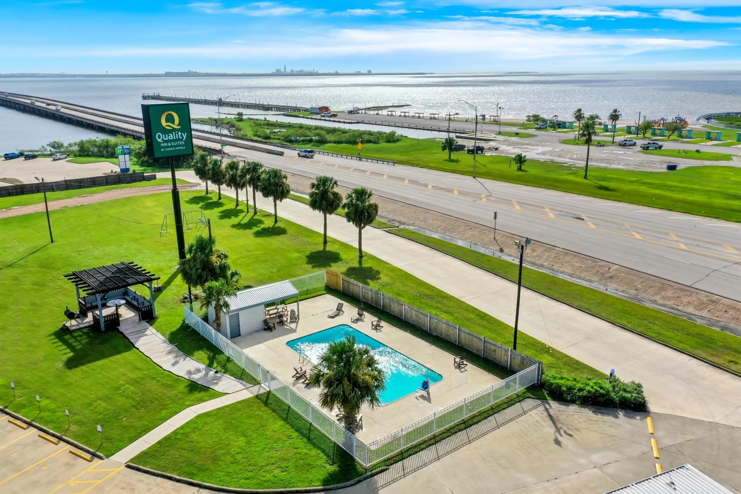 Bird's eye view in Quality Inn & Suites Port Lavaca near Lighthouse Beach