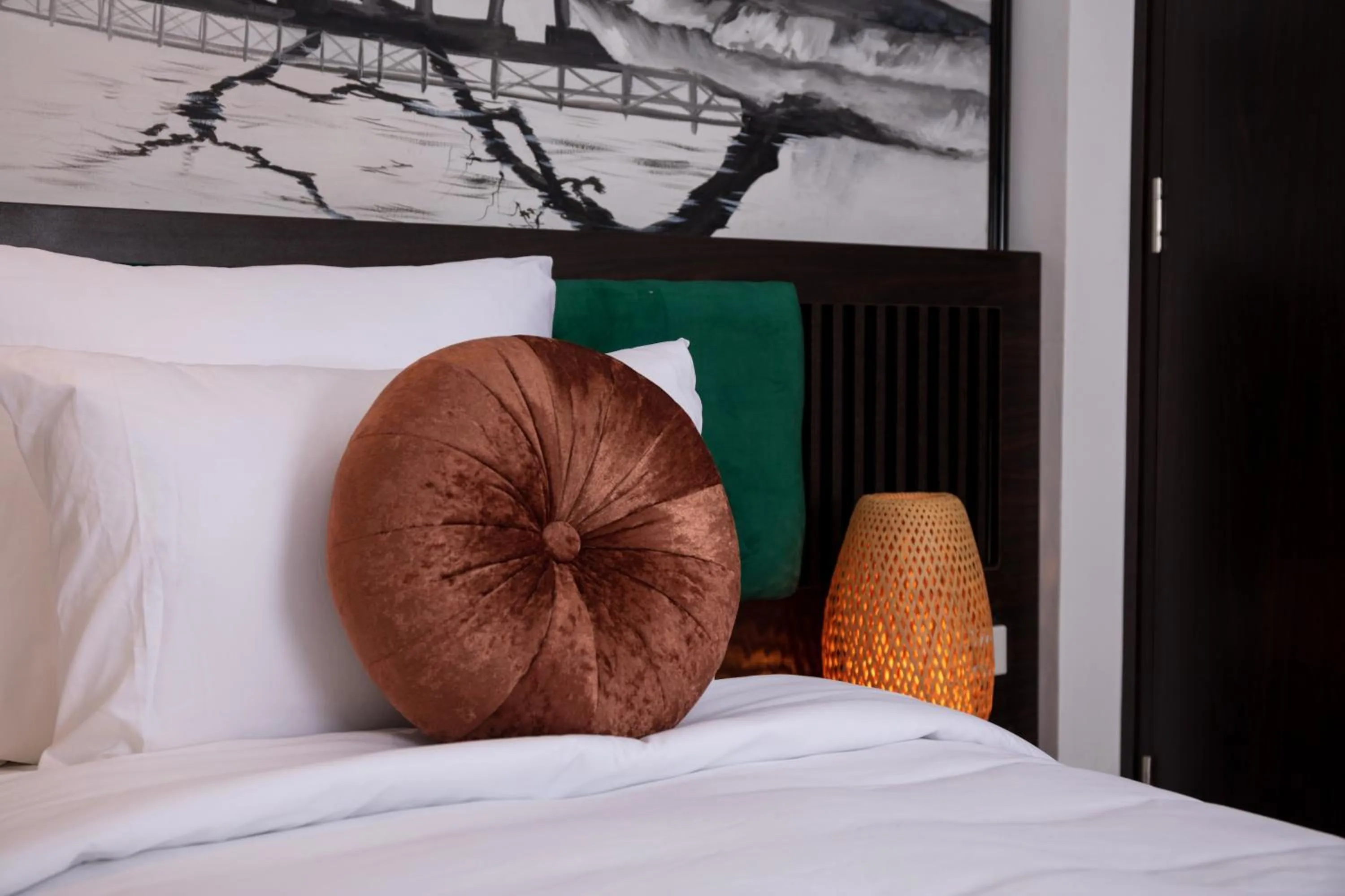 Decorative detail, Bed in Hanoi Center Silk Lullaby Hotel and Travel