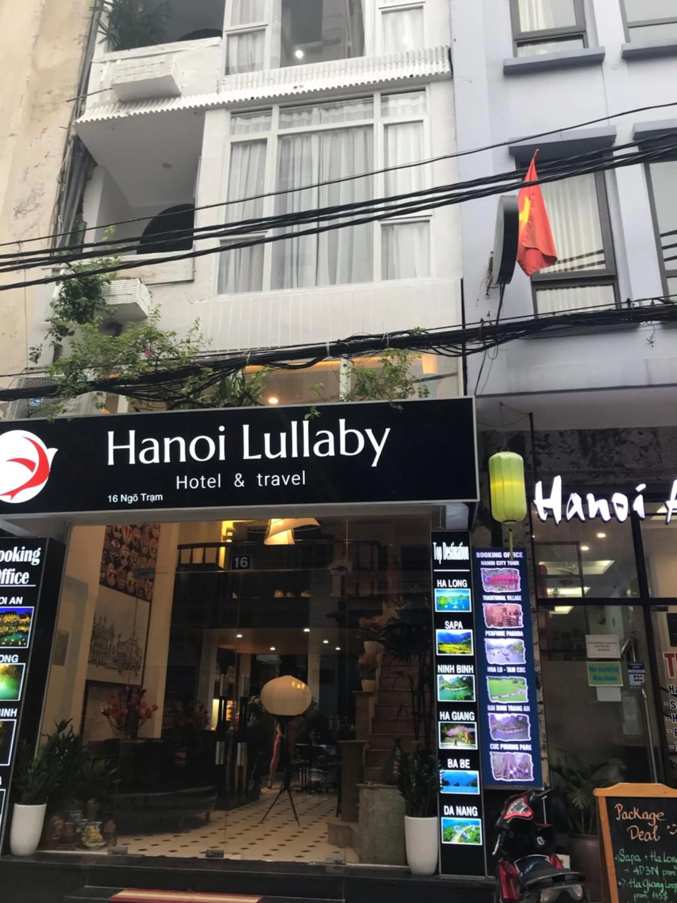 Facade/entrance in Hanoi Center Silk Lullaby Hotel and Travel