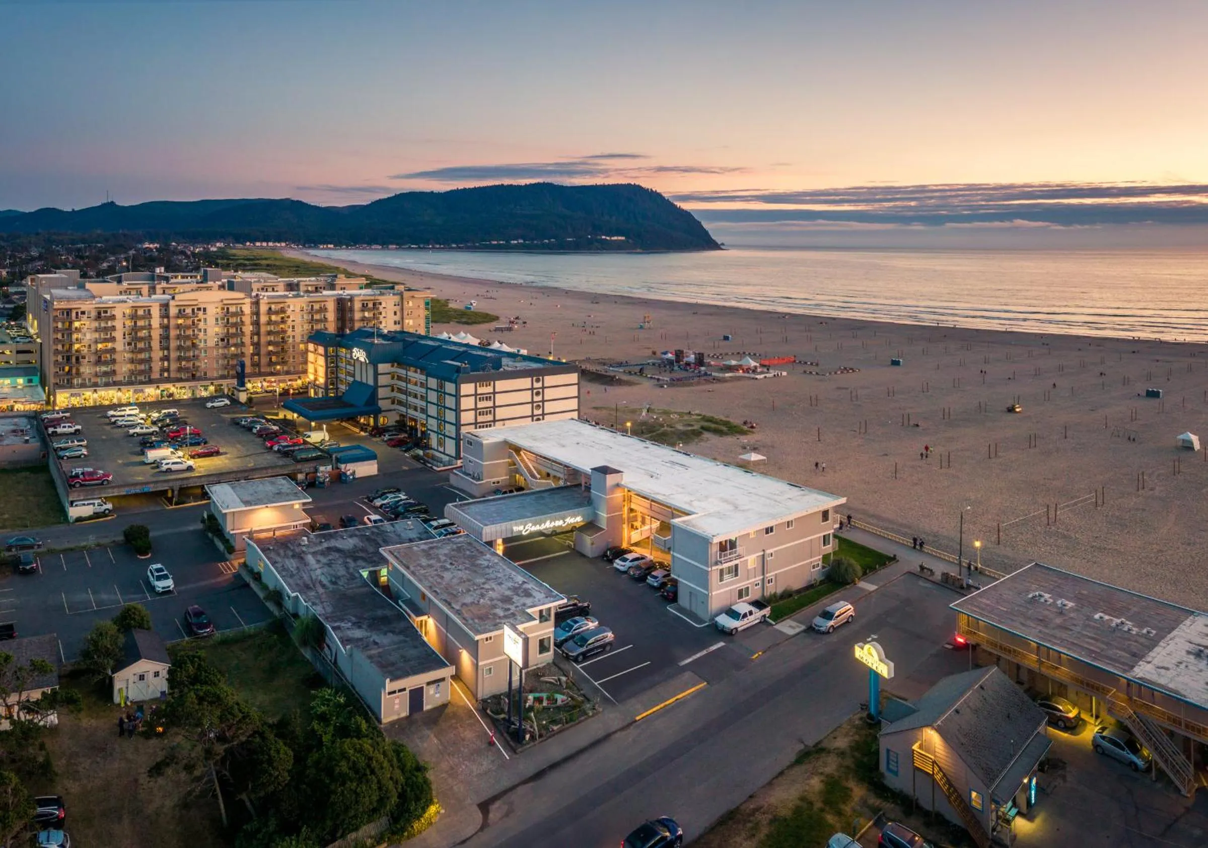 Bird's eye view in Seashore Inn on the Beach Seaside