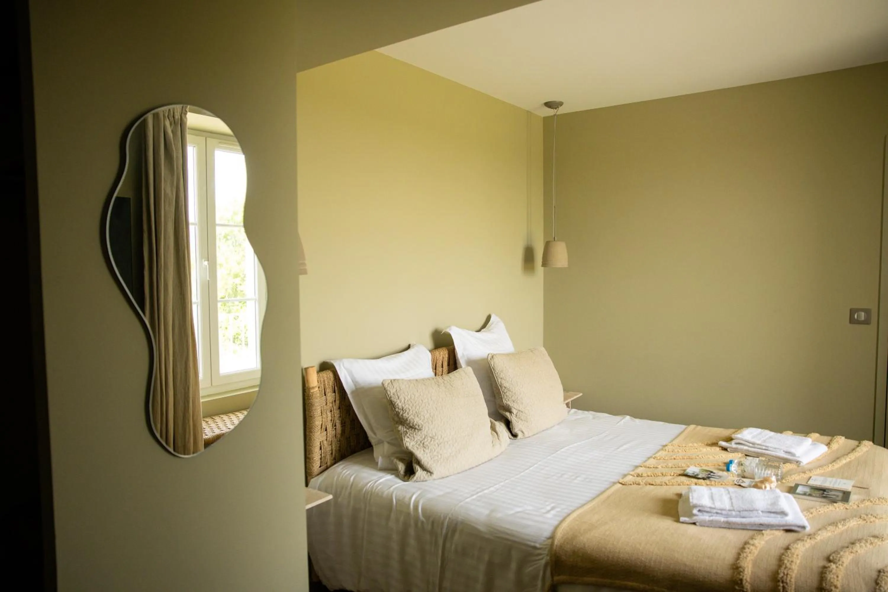 Bed in Domaine du Grand Caugy