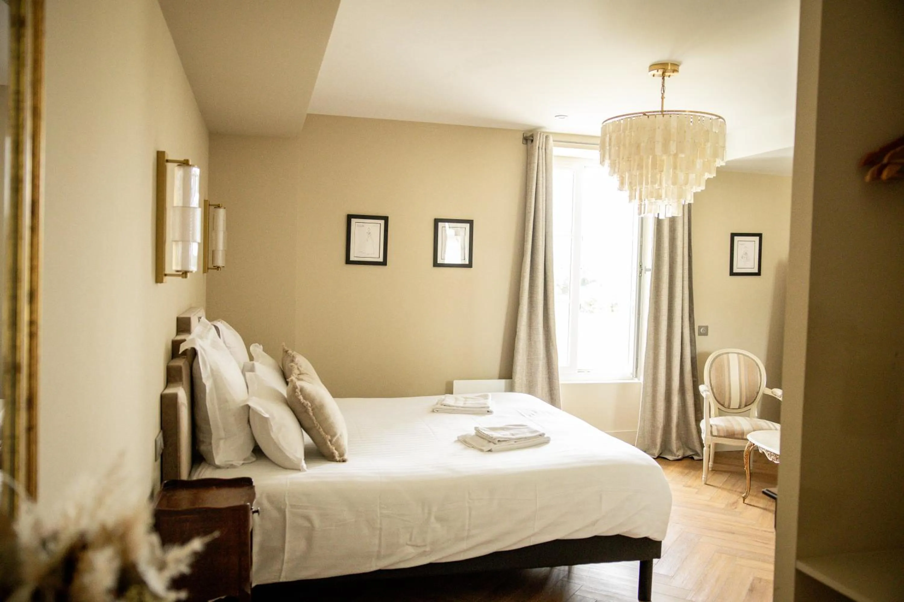 Bed in Domaine du Grand Caugy