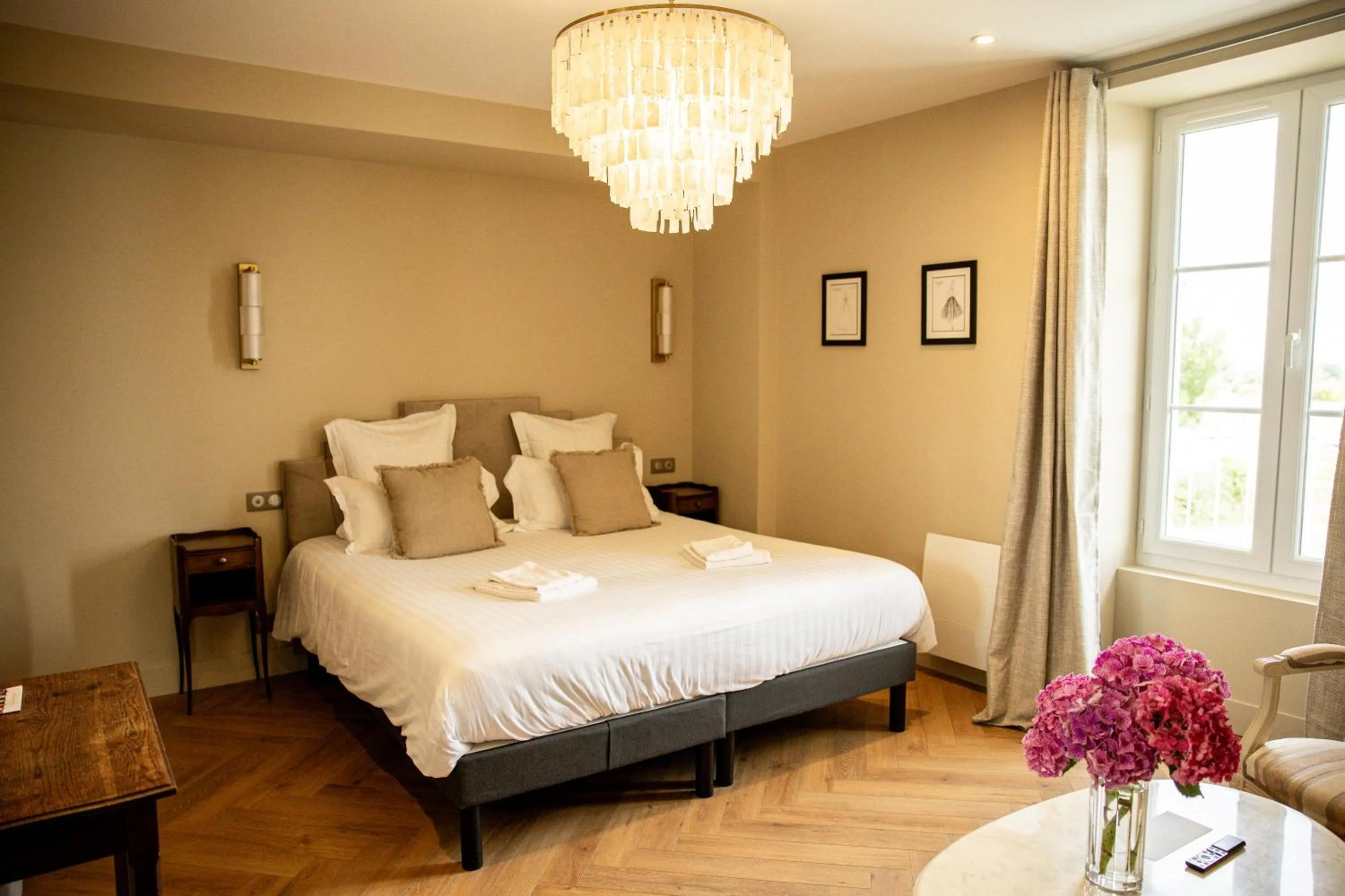 Bed in Domaine du Grand Caugy