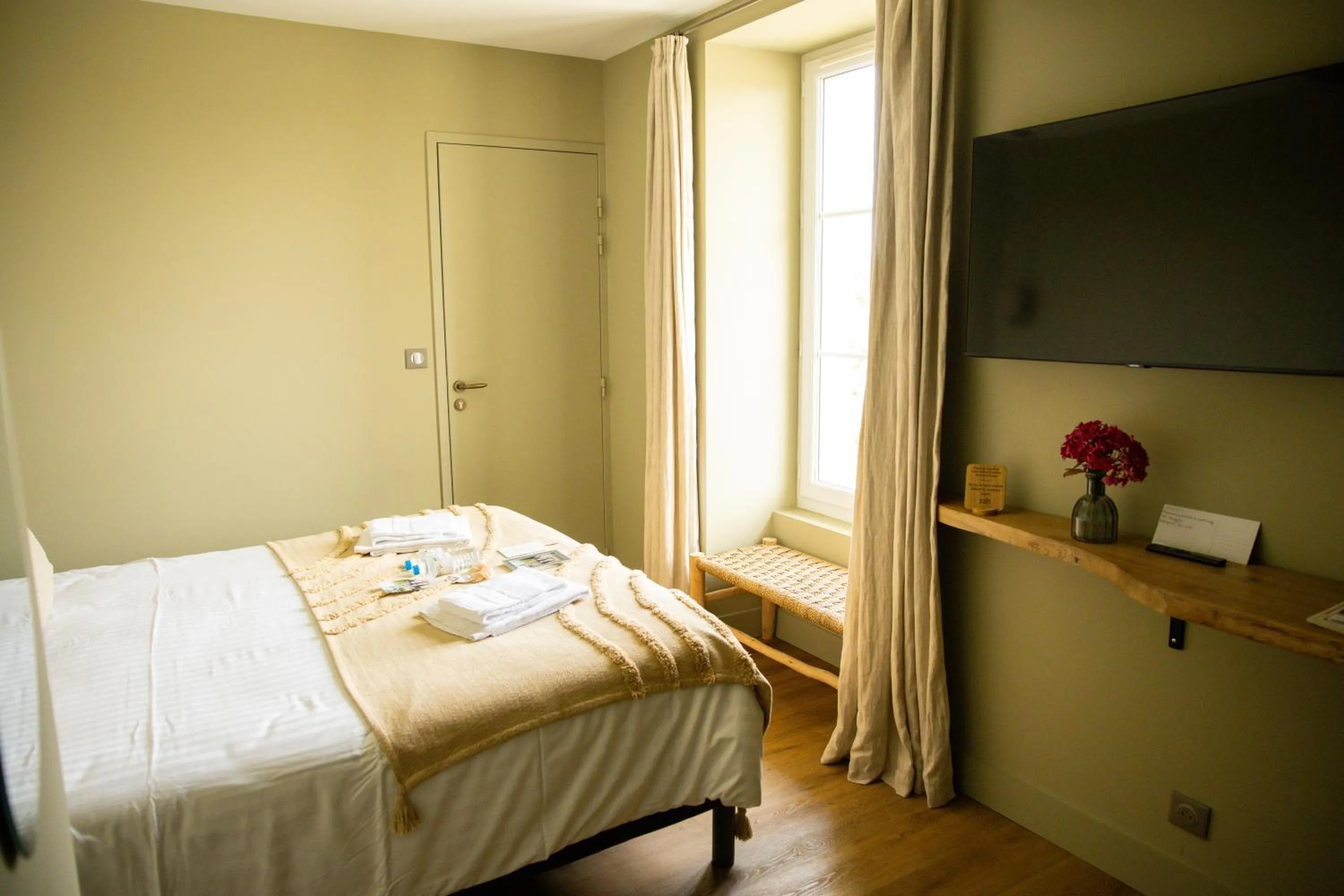 Bed in Domaine du Grand Caugy