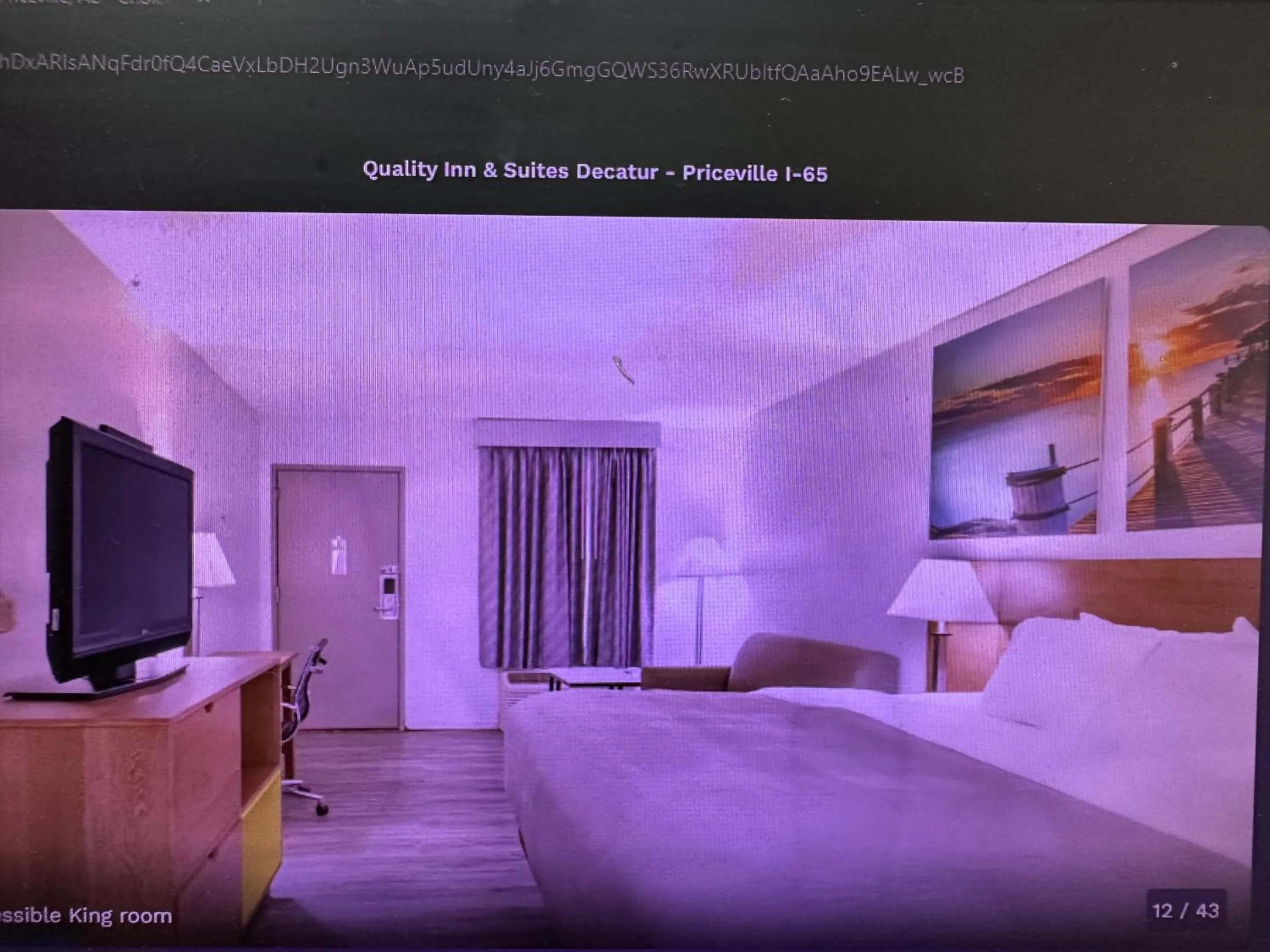 Bed in Quality Inn & Suites Decatur Priceville I-65