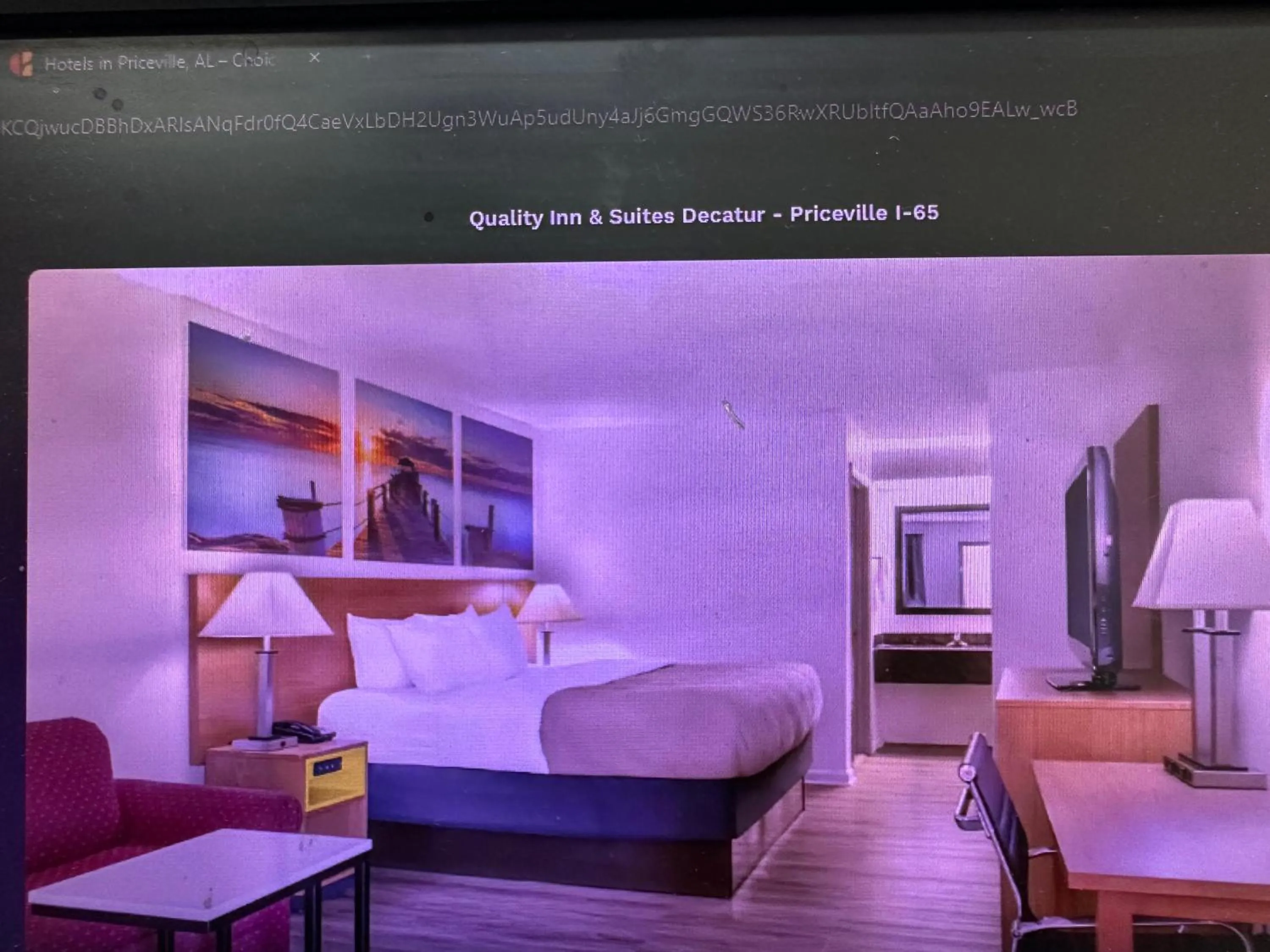 Bed in Quality Inn & Suites Decatur Priceville I-65