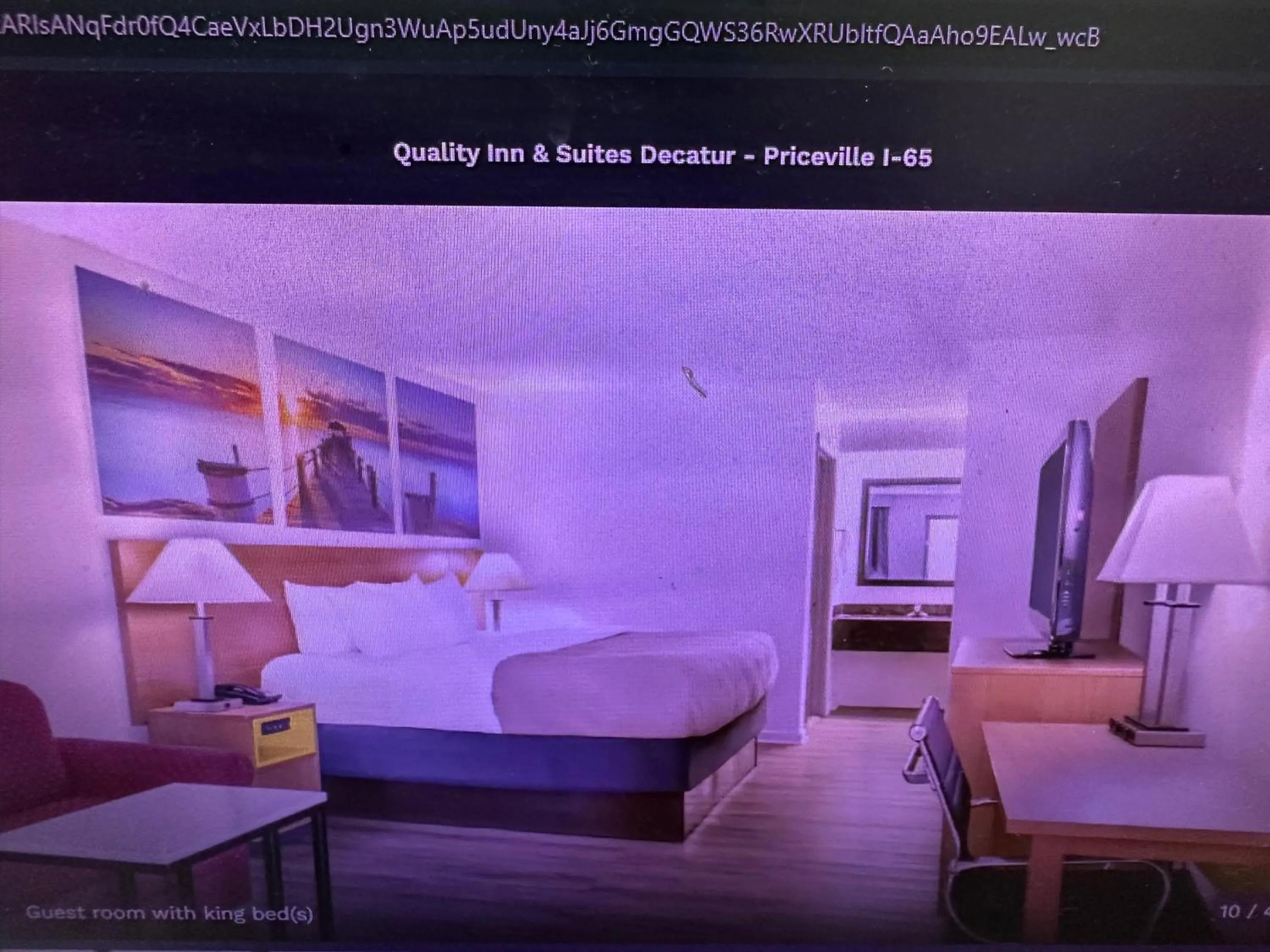 Bed in Quality Inn & Suites Decatur Priceville I-65