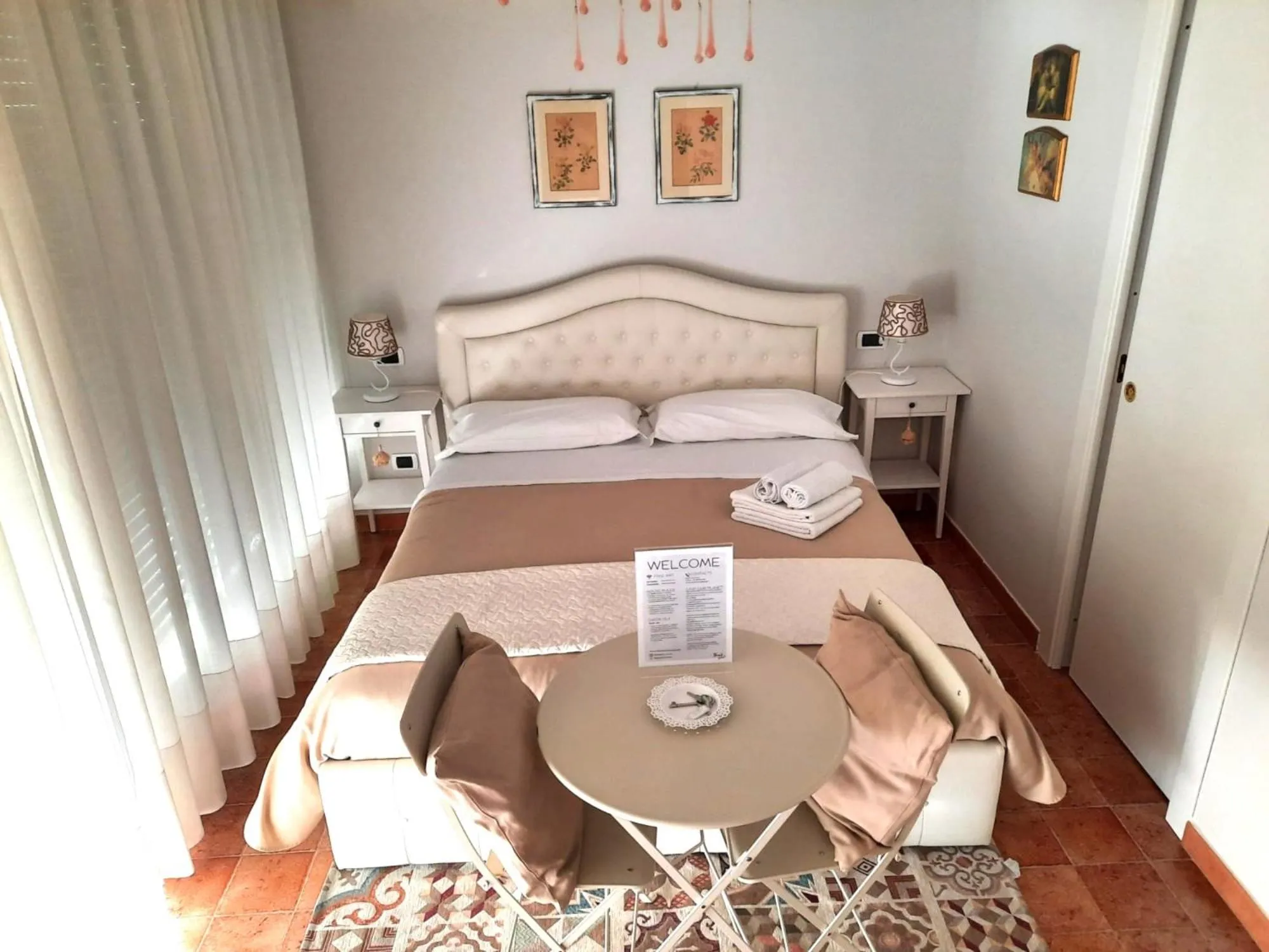 Bedroom, Bed in B&B Greco Home