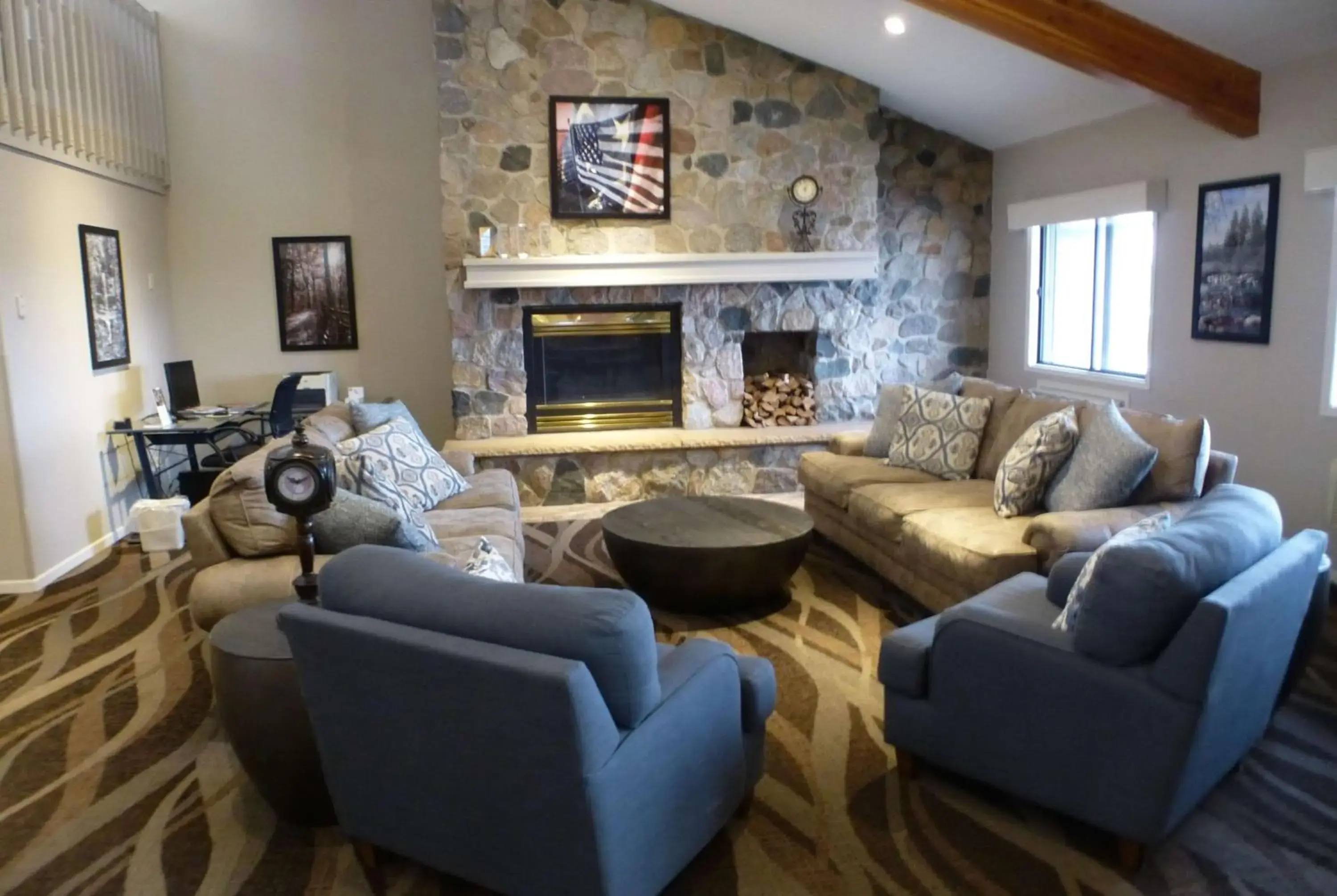 Lobby or reception in AmericInn by Wyndham Mitchell Lobby or reception in AmericInn by Wyndham Mitchell