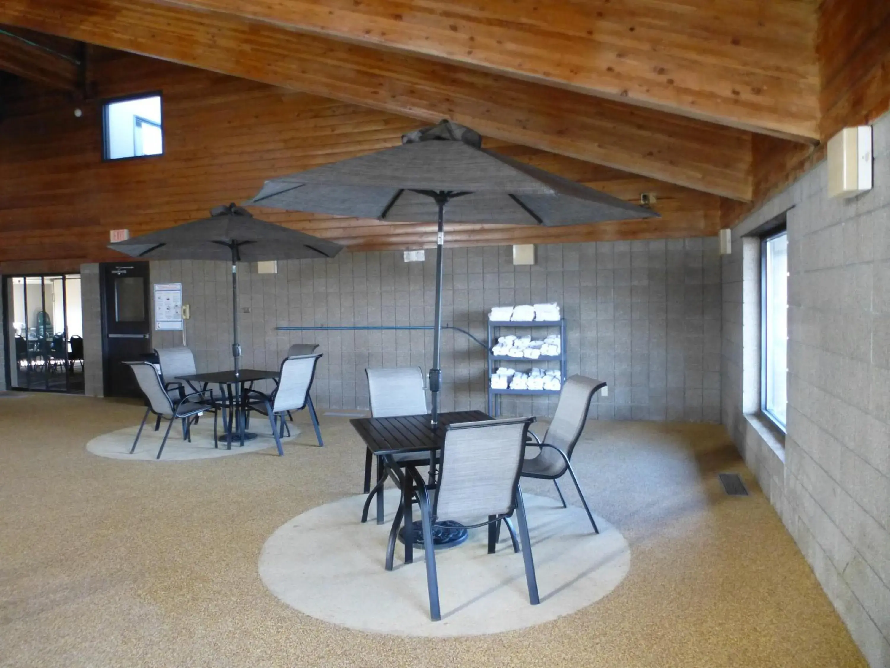 Pool view in AmericInn by Wyndham Mitchell Pool view in AmericInn by Wyndham Mitchell