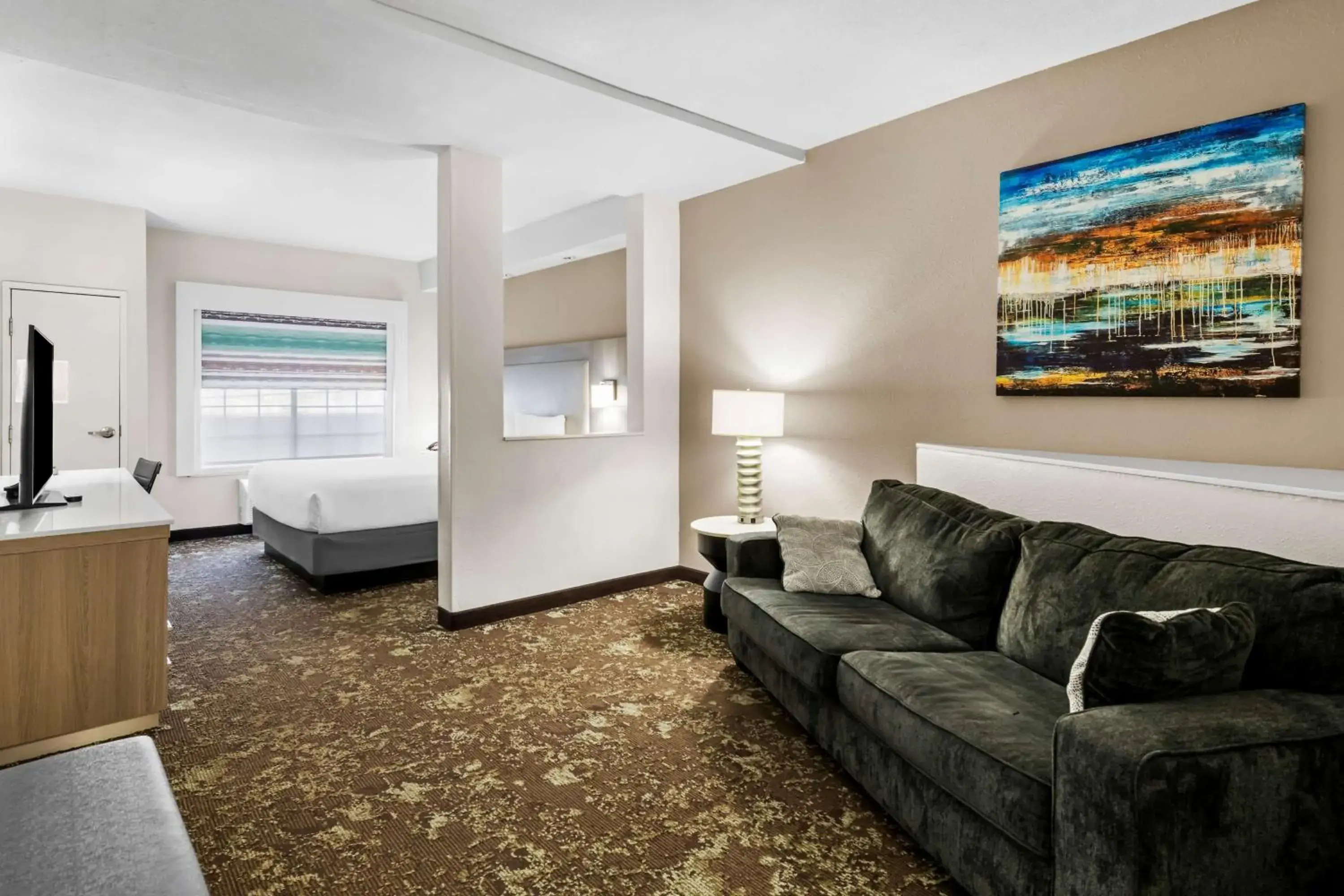 Bedroom in Best Western Worlds Of Fun Bedroom in Best Western Worlds Of Fun