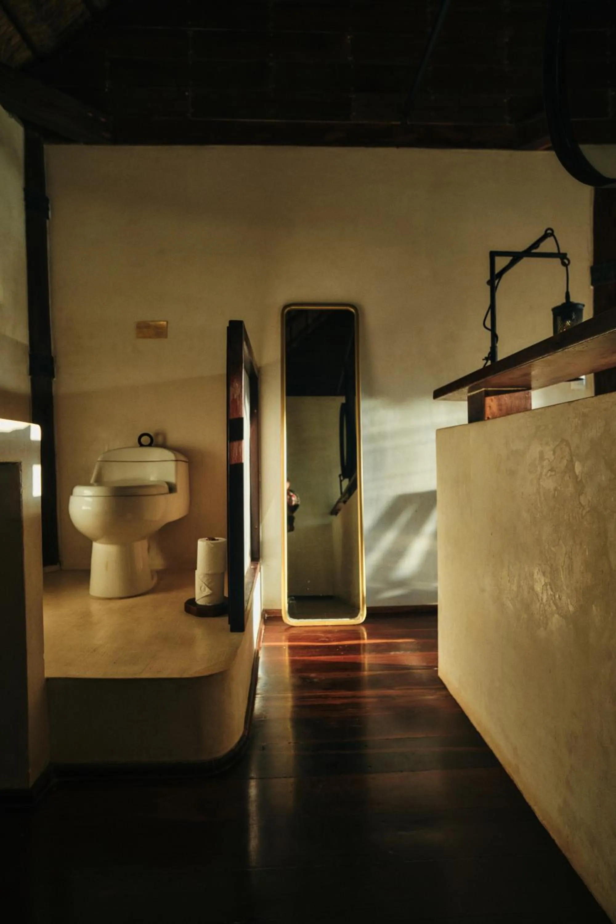 Bathroom, Bed in Libelula Tulum Beachfront Hotel