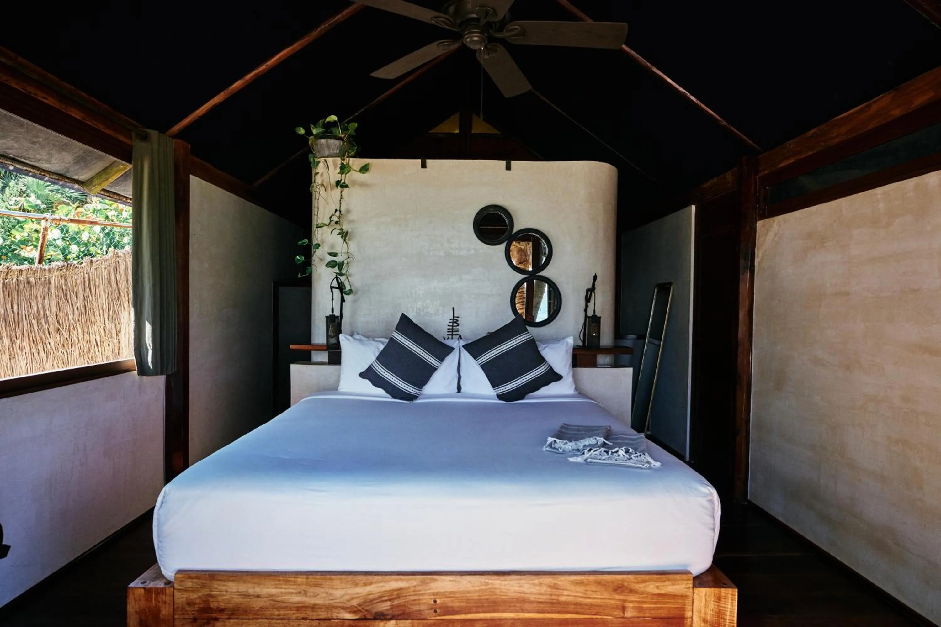 Bedroom, Bed in Libelula Tulum Beachfront Hotel
