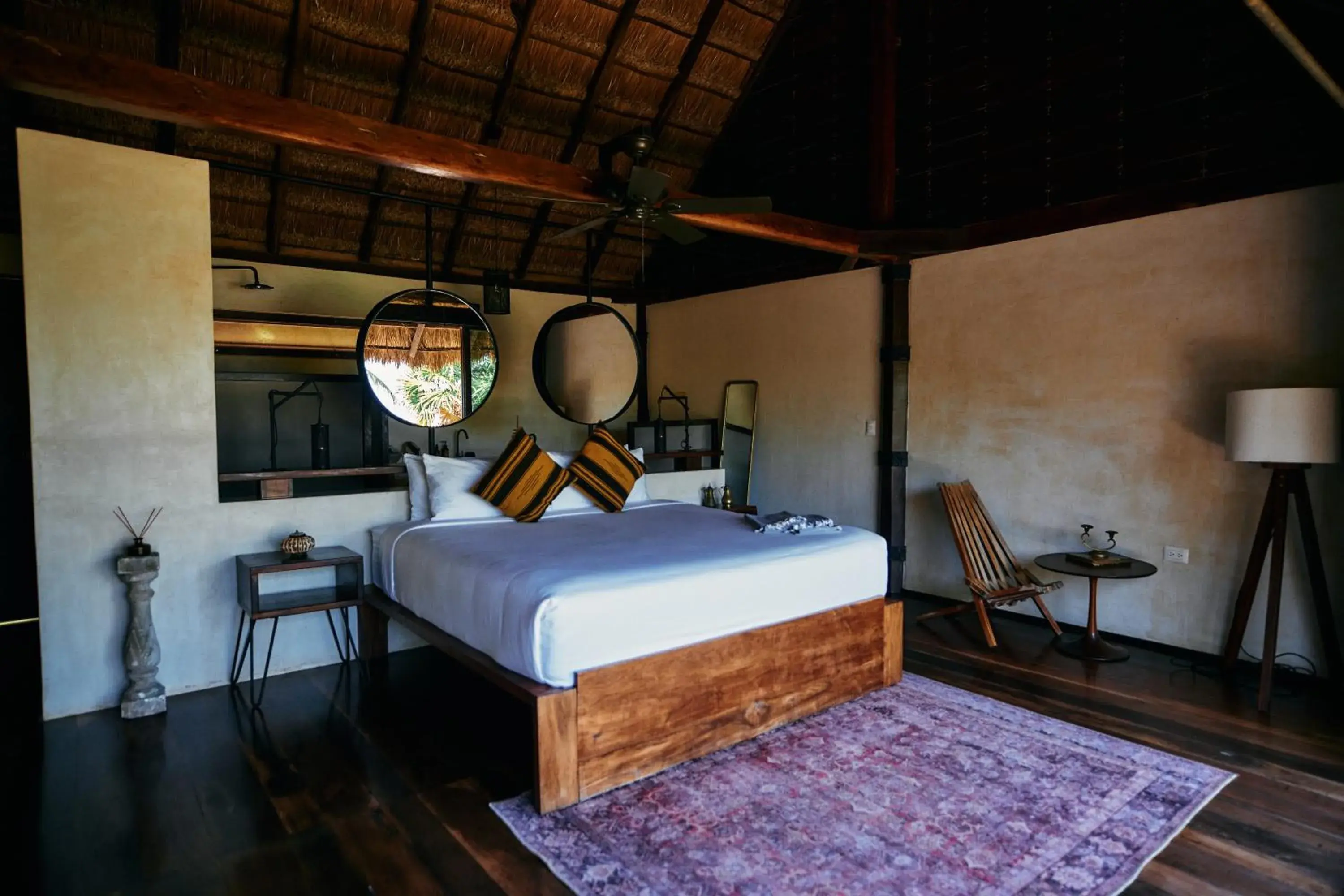 King Room with Sea View in Libelula Tulum Beachfront Hotel King Room with Sea View in Libelula Tulum Beachfront Hotel
