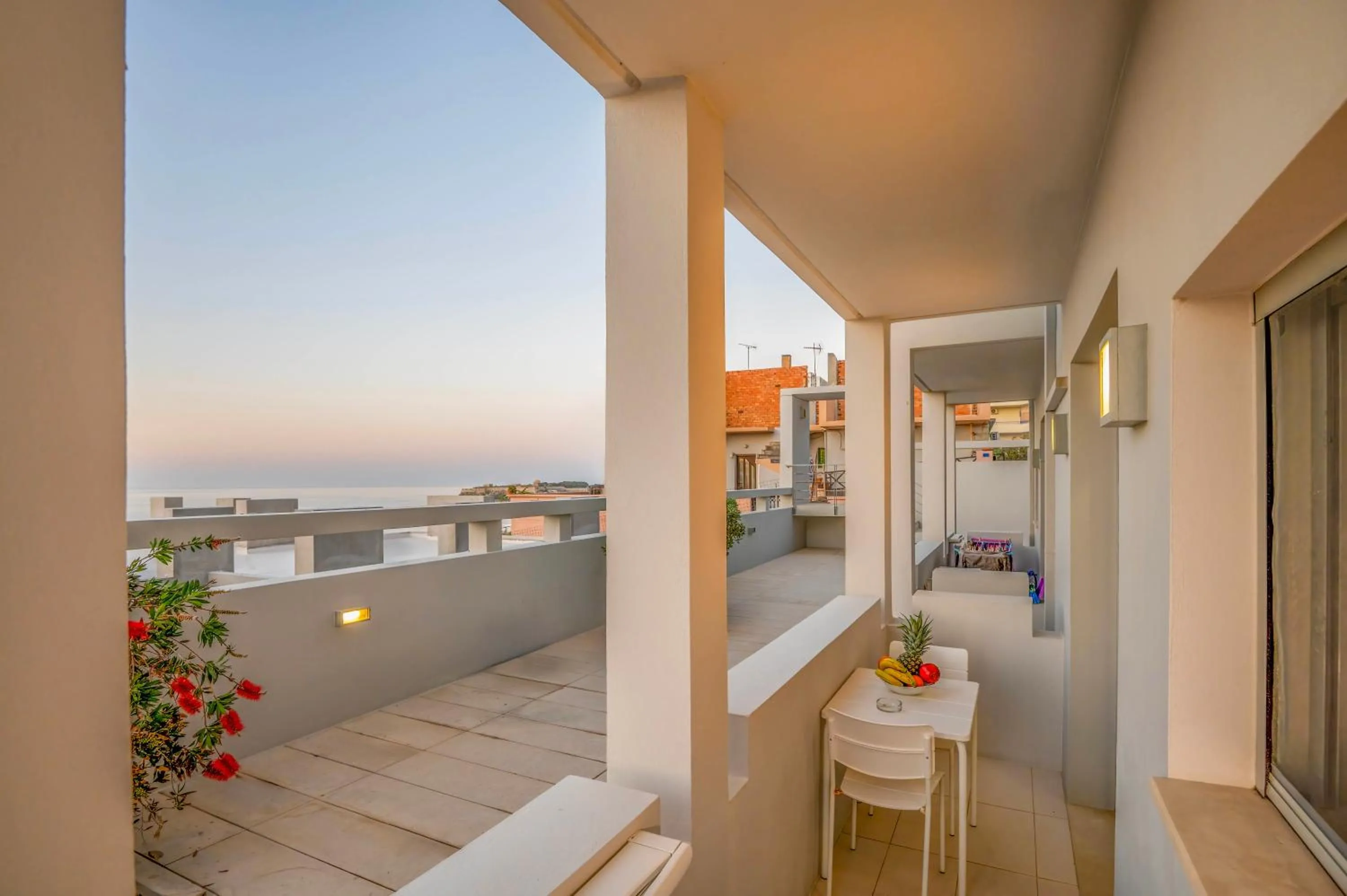 Balcony/Terrace, Bed in VIVIAN Art Apartments