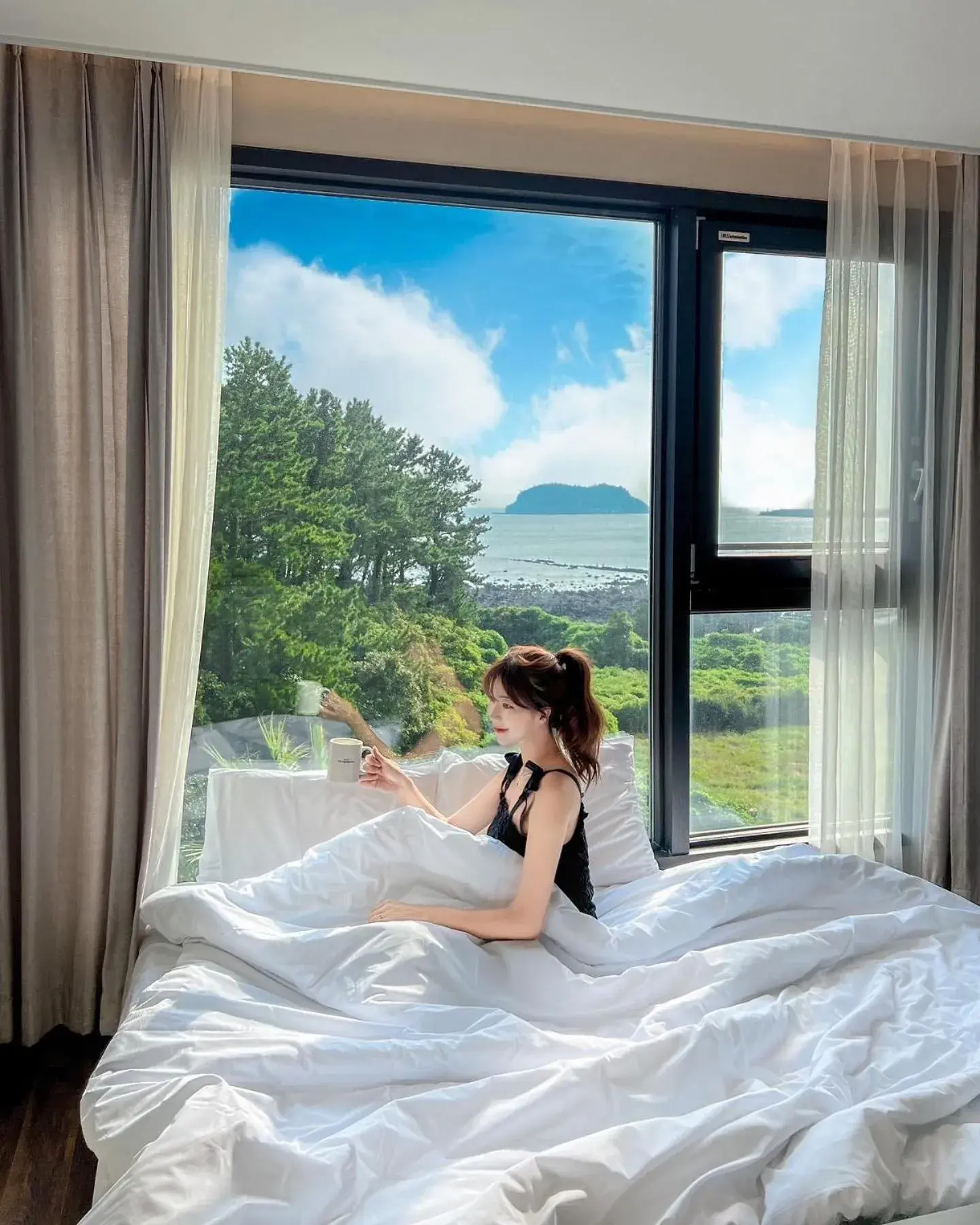 Bed in Hotel Seogwipean Bed in Hotel Seogwipean