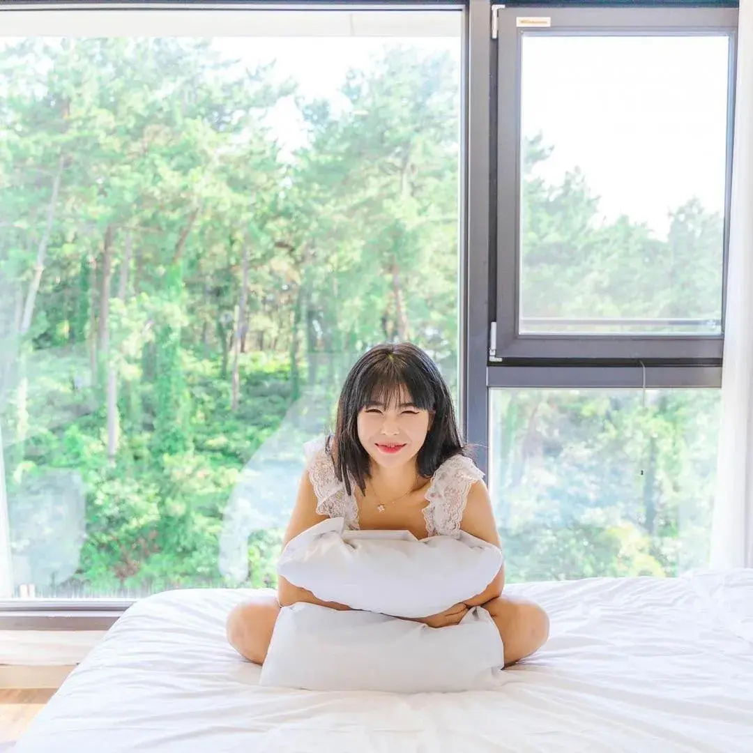 Bed in Hotel Seogwipean Bed in Hotel Seogwipean