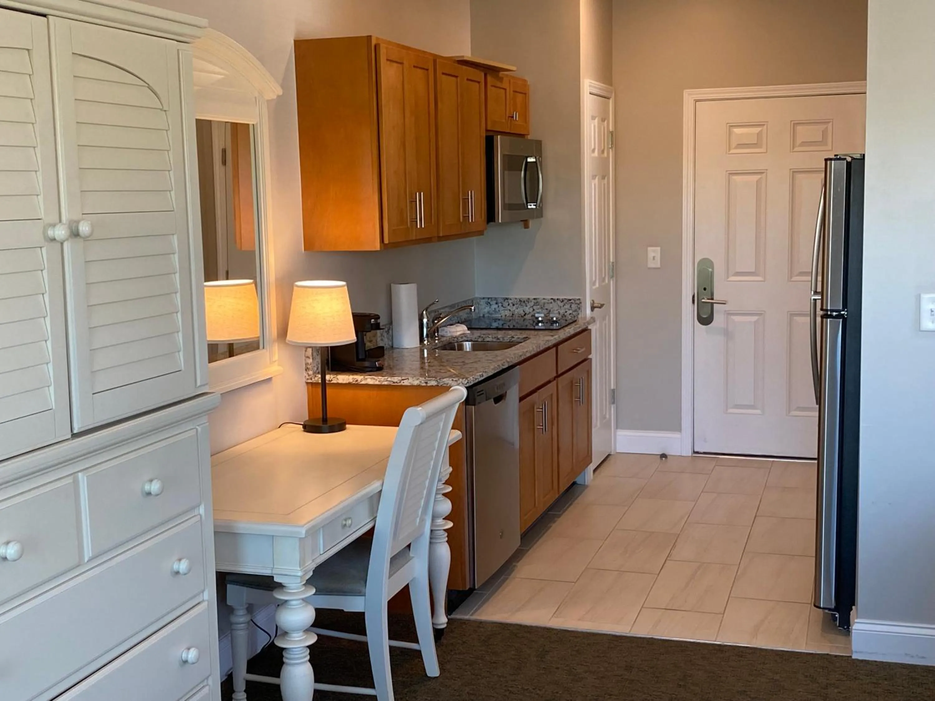 Kitchen or kitchenette in River Hotel of Southport