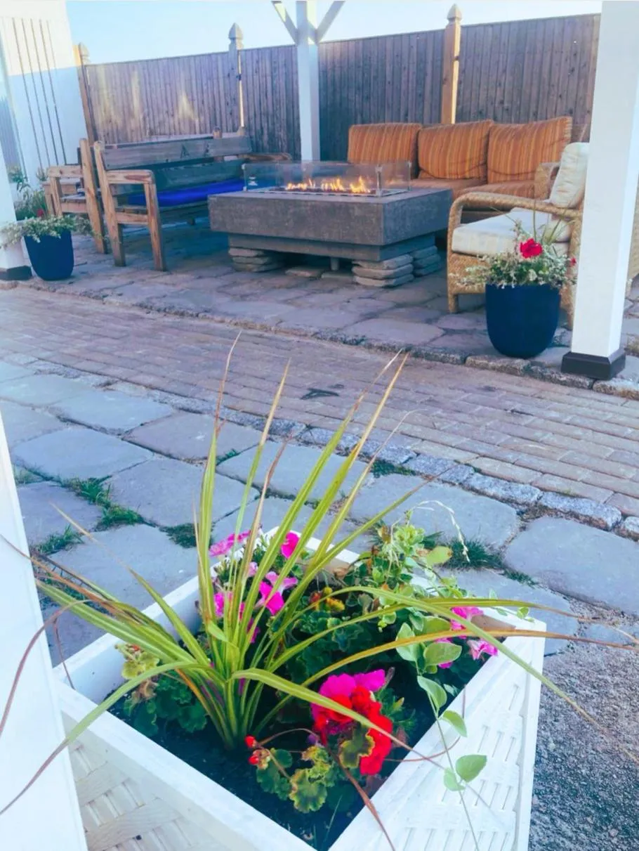 Patio in By The Sea Guests Bed & Breakfast and Suites