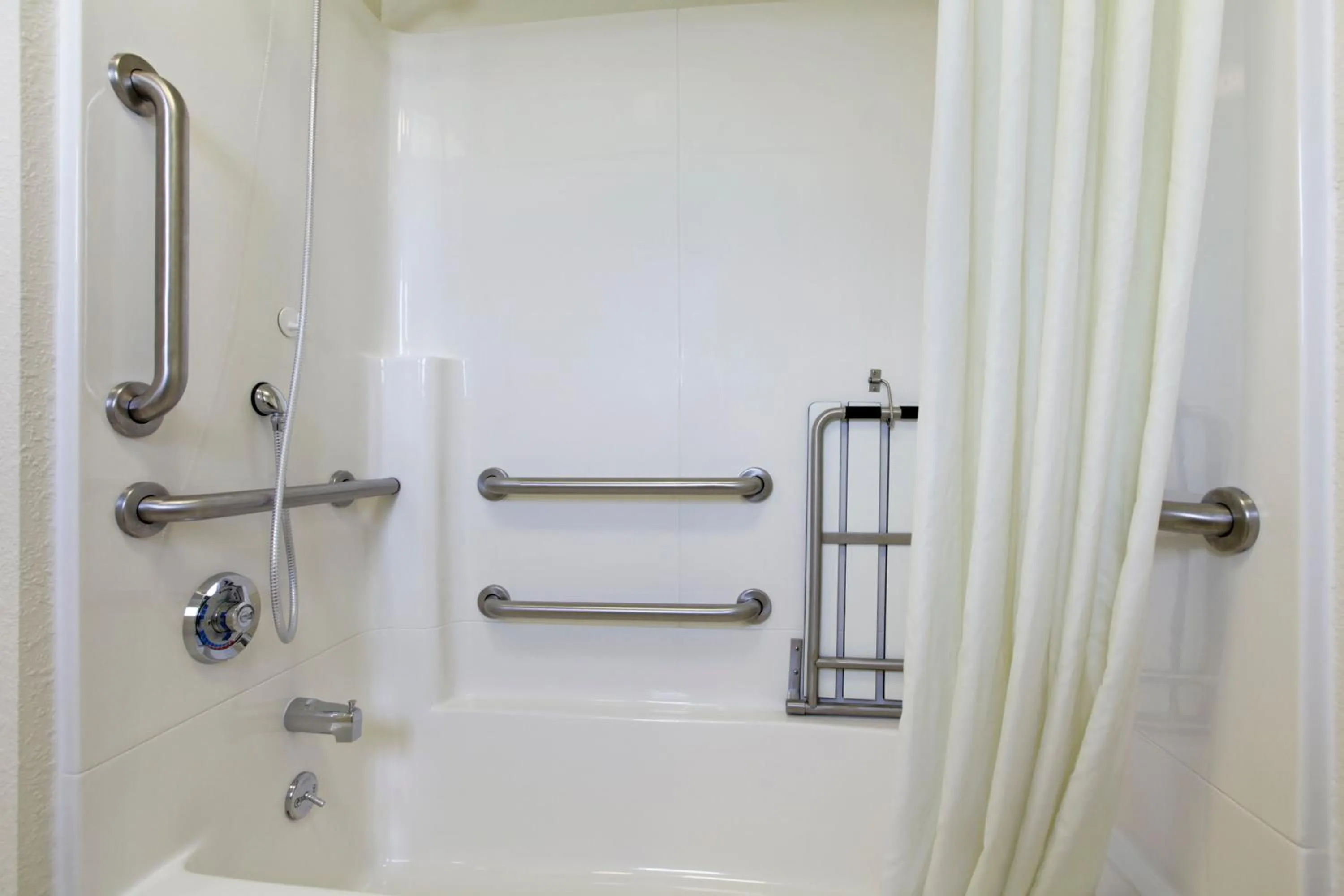 Bathroom in Super 8 by Wyndham Fort Bragg