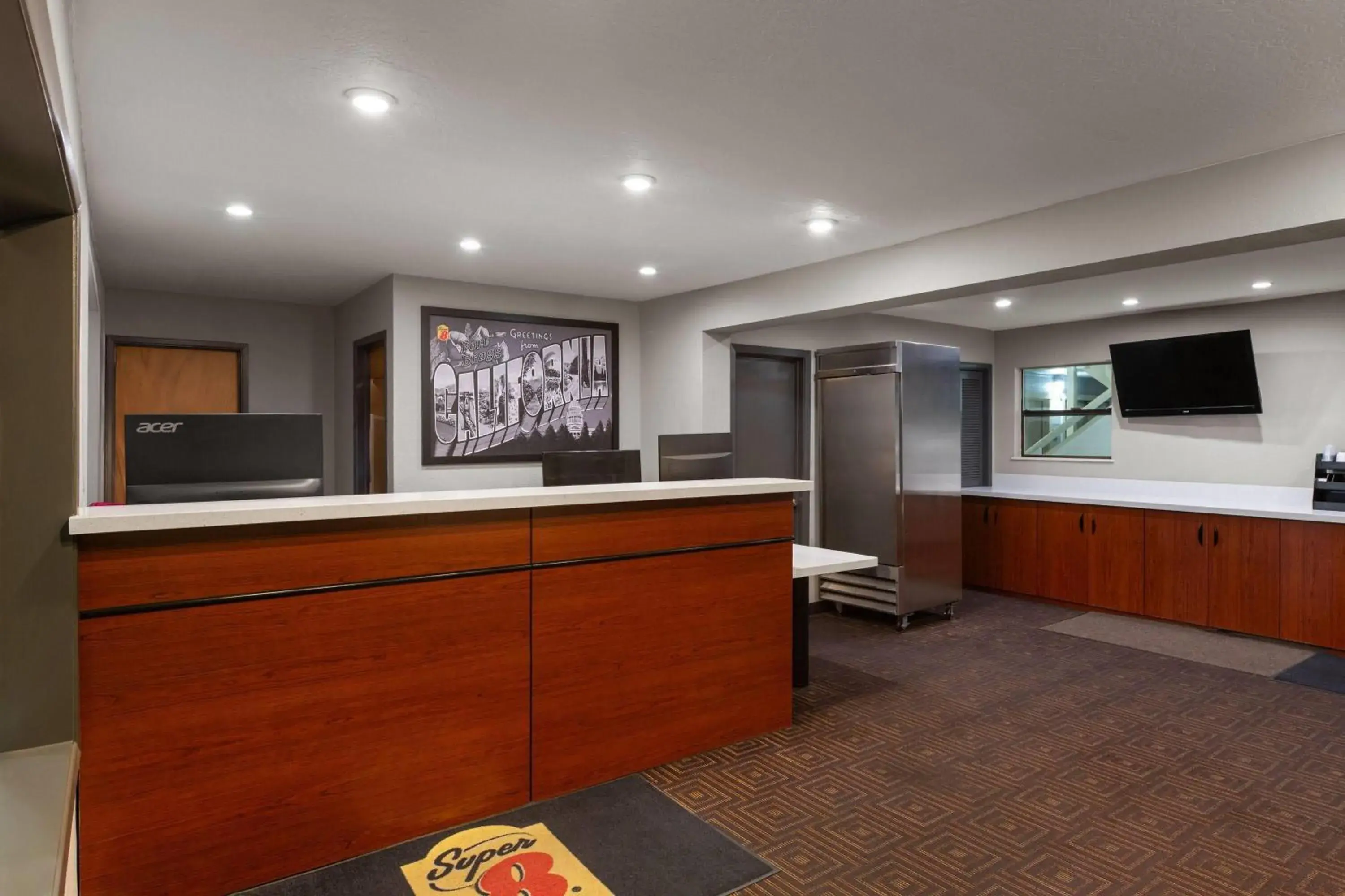 Lobby or reception in Super 8 by Wyndham Fort Bragg Lobby or reception in Super 8 by Wyndham Fort Bragg