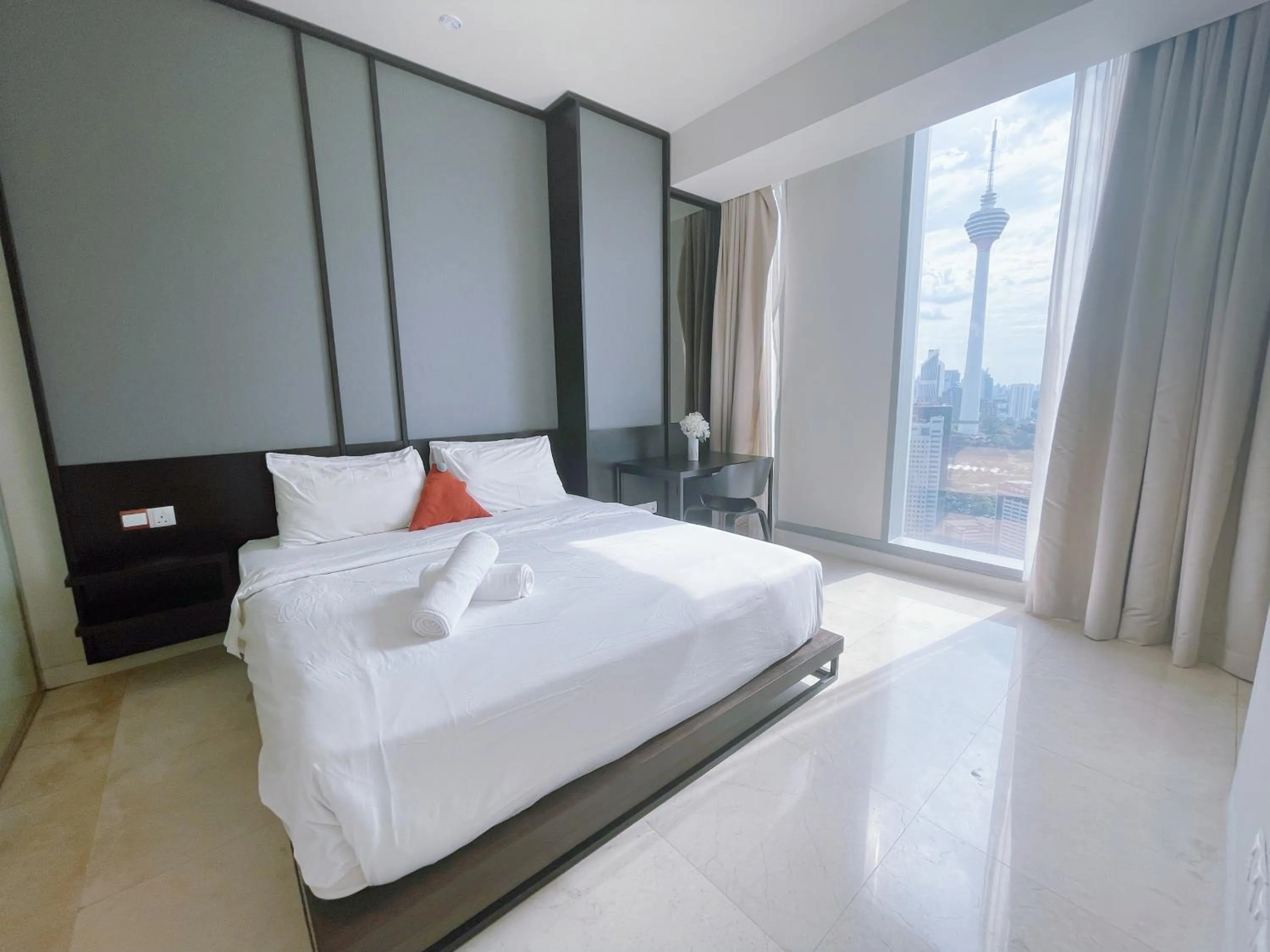 Bed in Tropicana Residence KLCC @ Getaway Home Suite