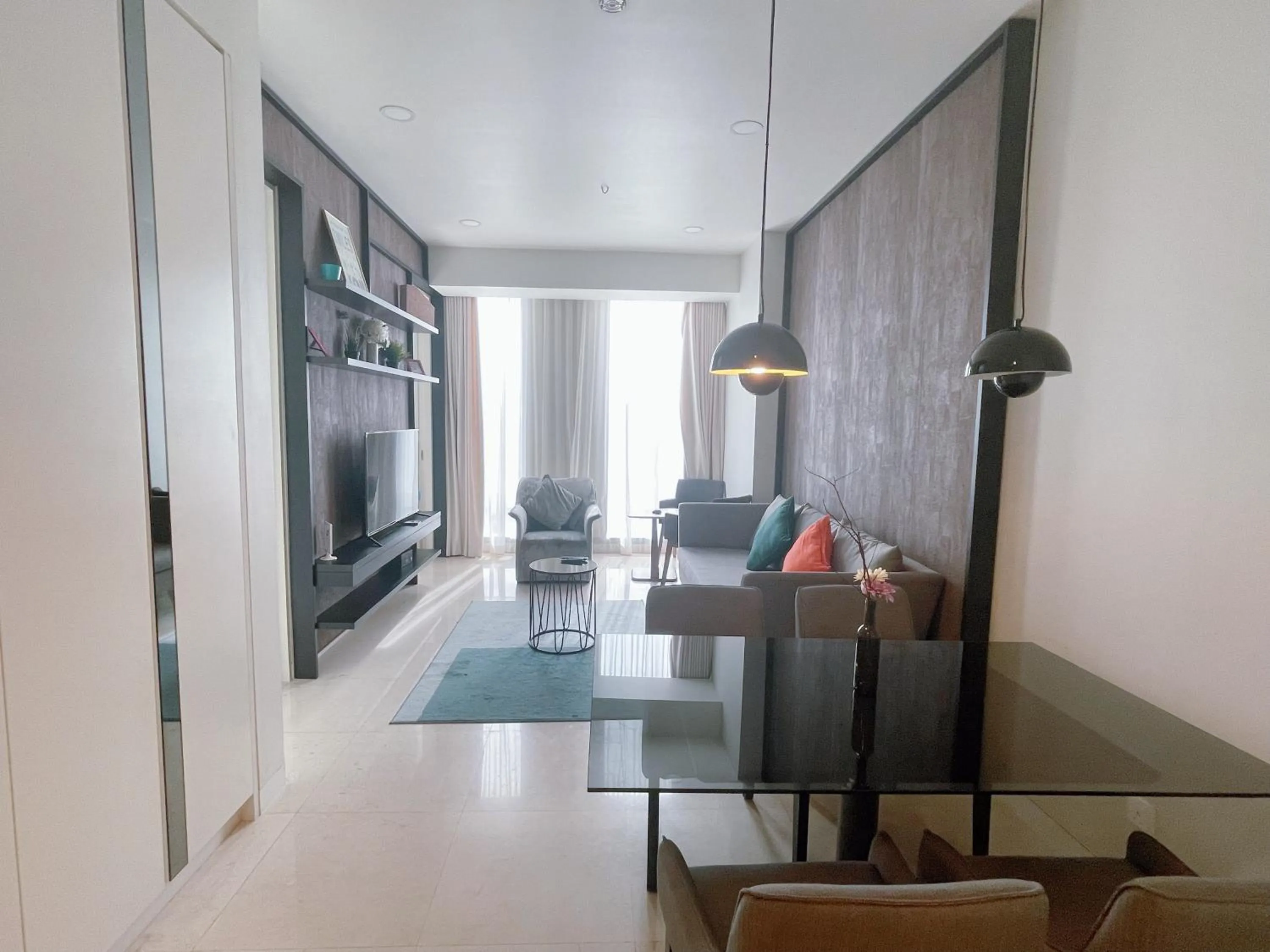 Communal lounge/ TV room in Tropicana Residence KLCC @ Getaway Home Suite