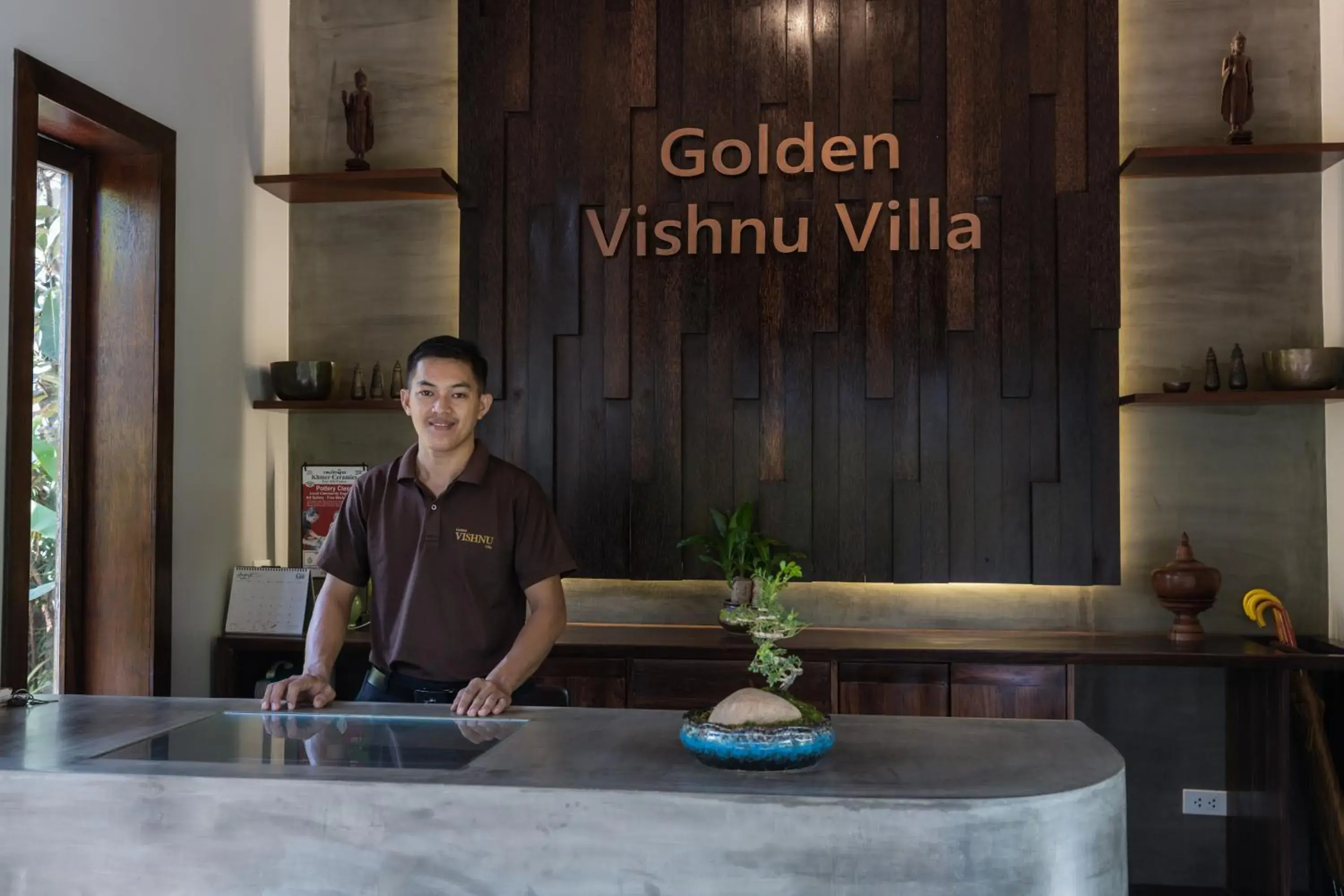 Lobby or reception in Golden Vishnu Villa Lobby or reception in Golden Vishnu Villa