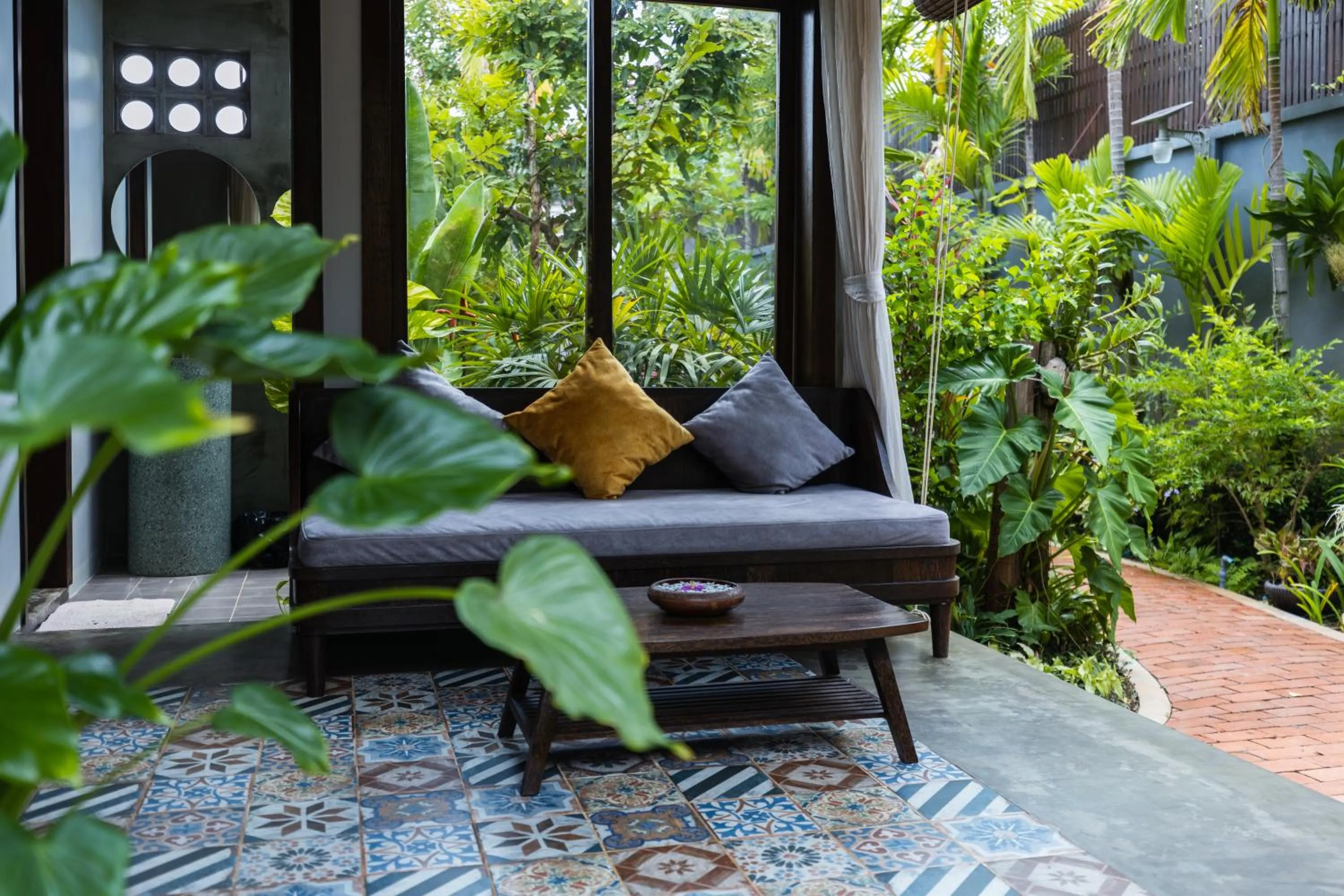 Lobby or reception in Golden Vishnu Villa