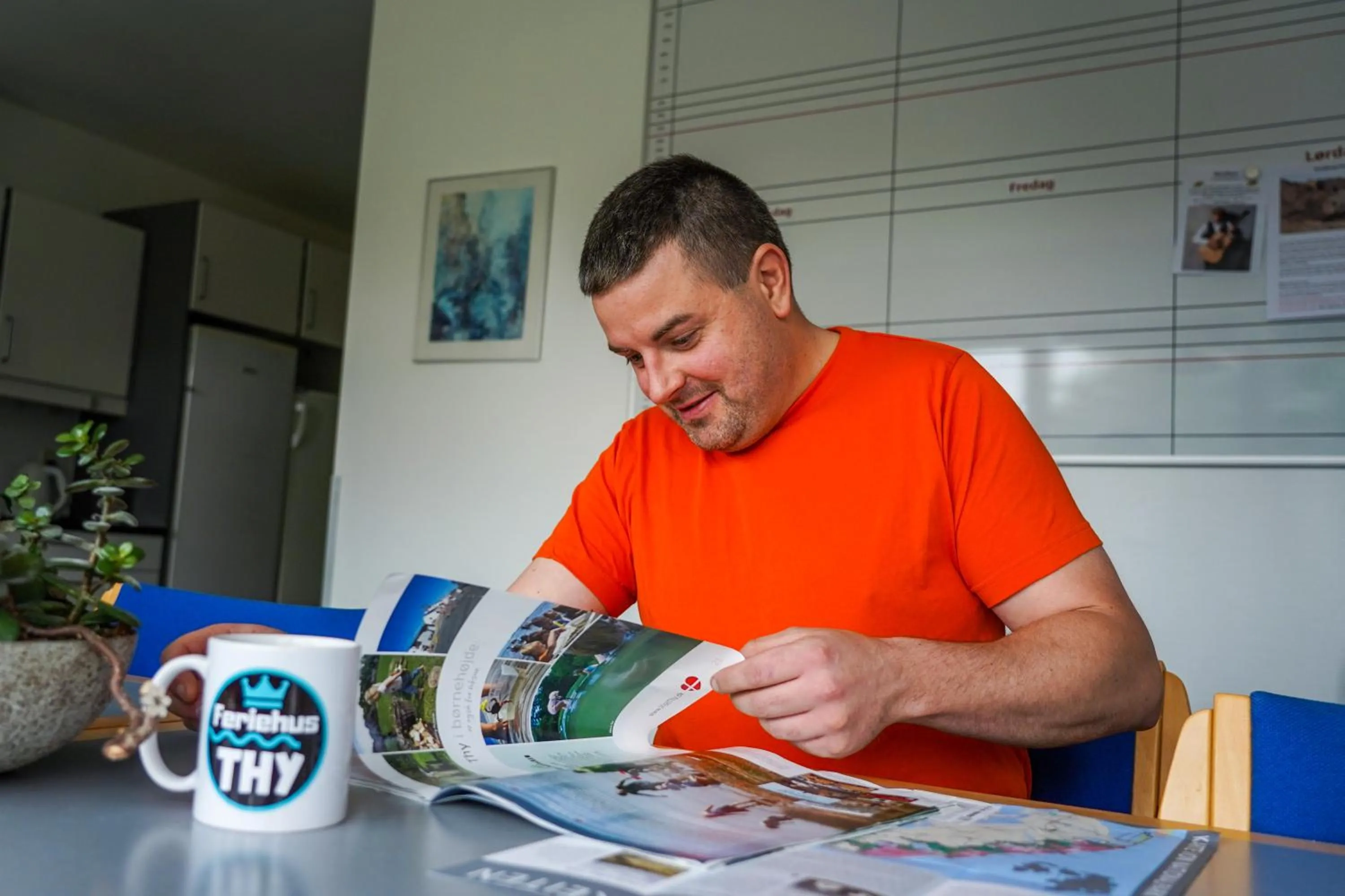 Communal kitchen in Feriehus Thy - I hjertet af Thy