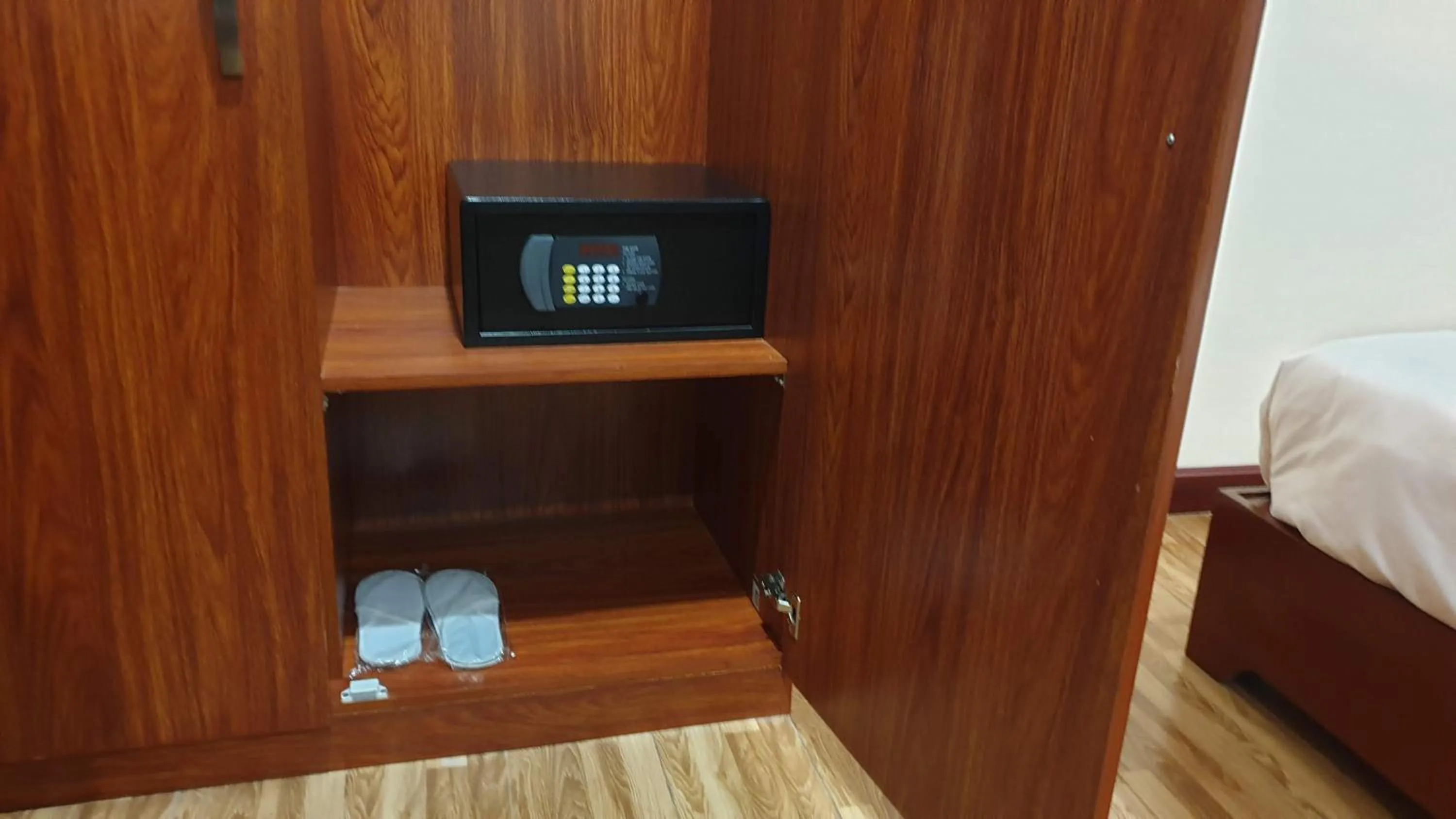 safe, Bed in 456 Hotel