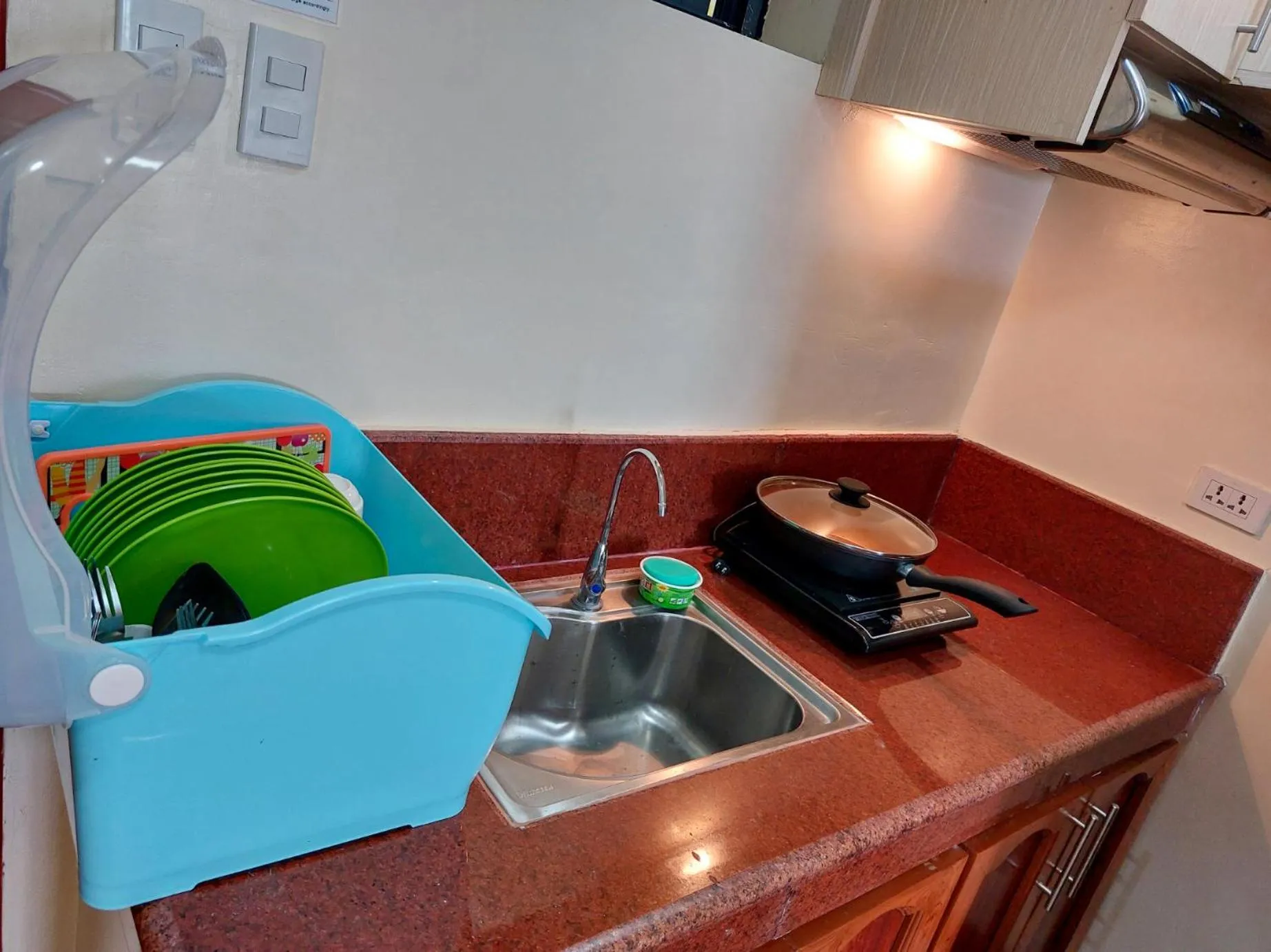 Communal kitchen in 456 Hotel